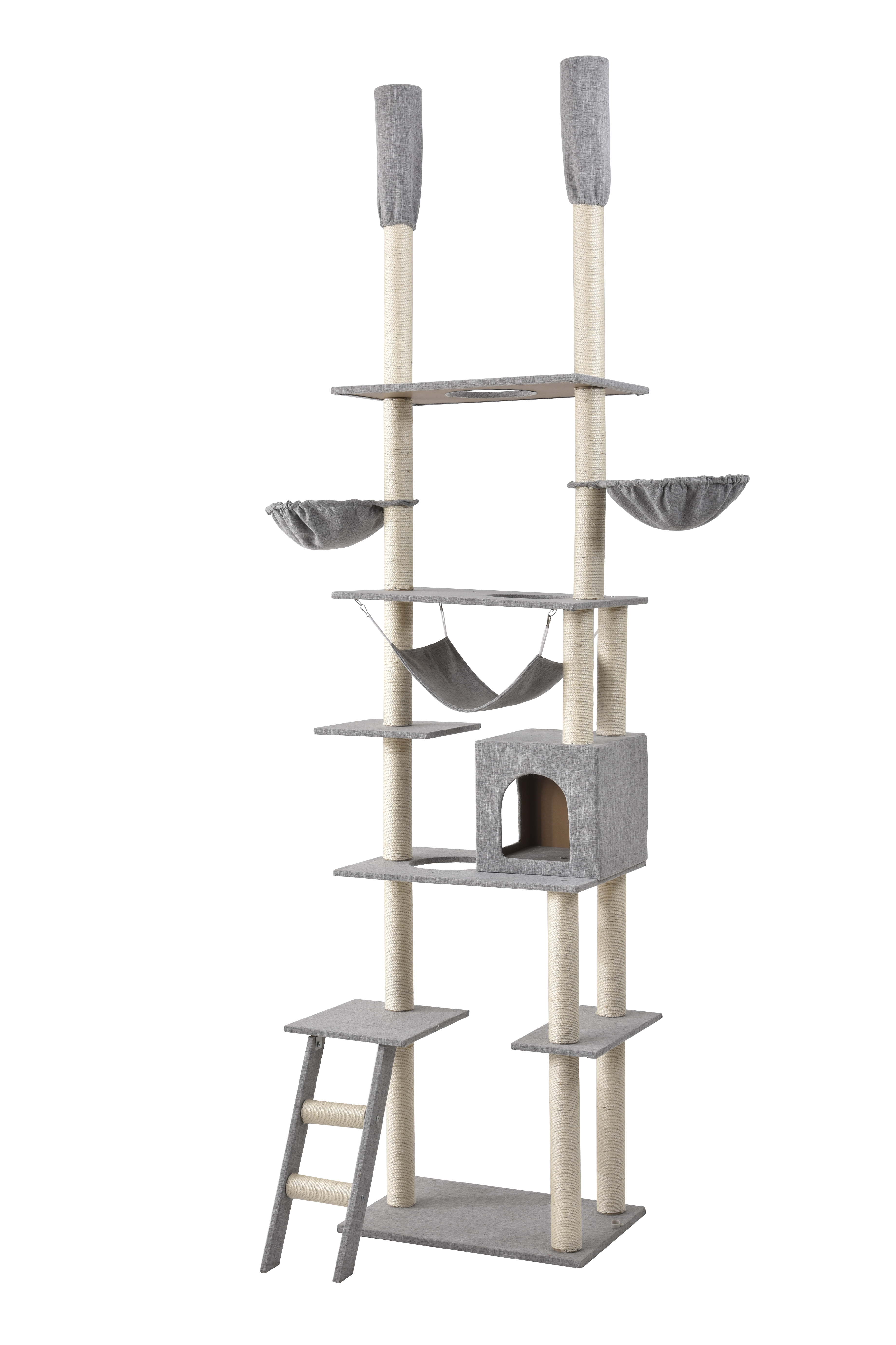6630円 驚きの値段 キャットタワーおしゃれスペース猫タワーつっぱり猫游び道具室内ペット用品