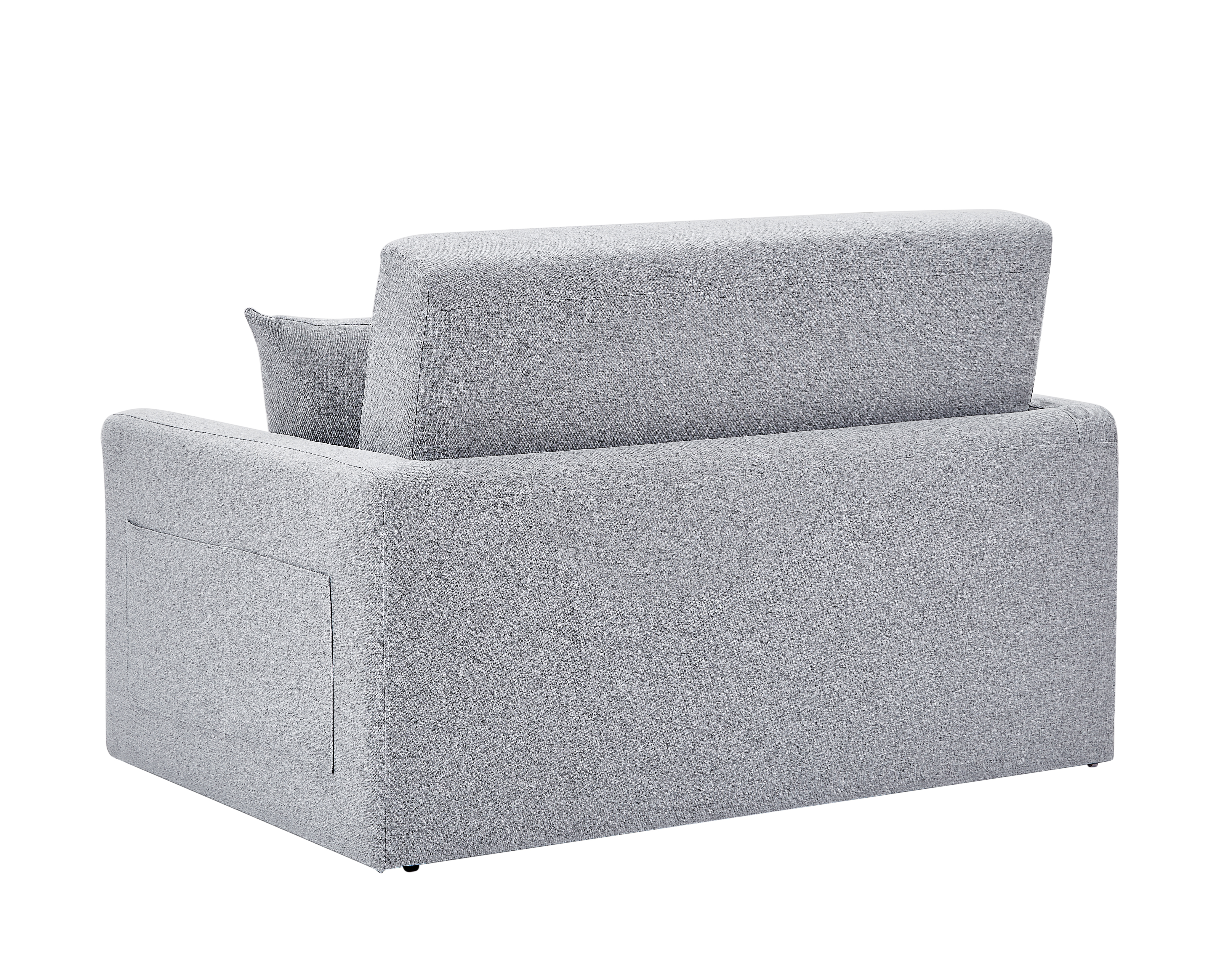 2 seater sofa ソファ 2人掛け 収納付き  ファブリック 両側に肘掛け付き 木脚外し可能 ローソファ コンパクト ひとり暮らし  カウチソファー  W1082P151240