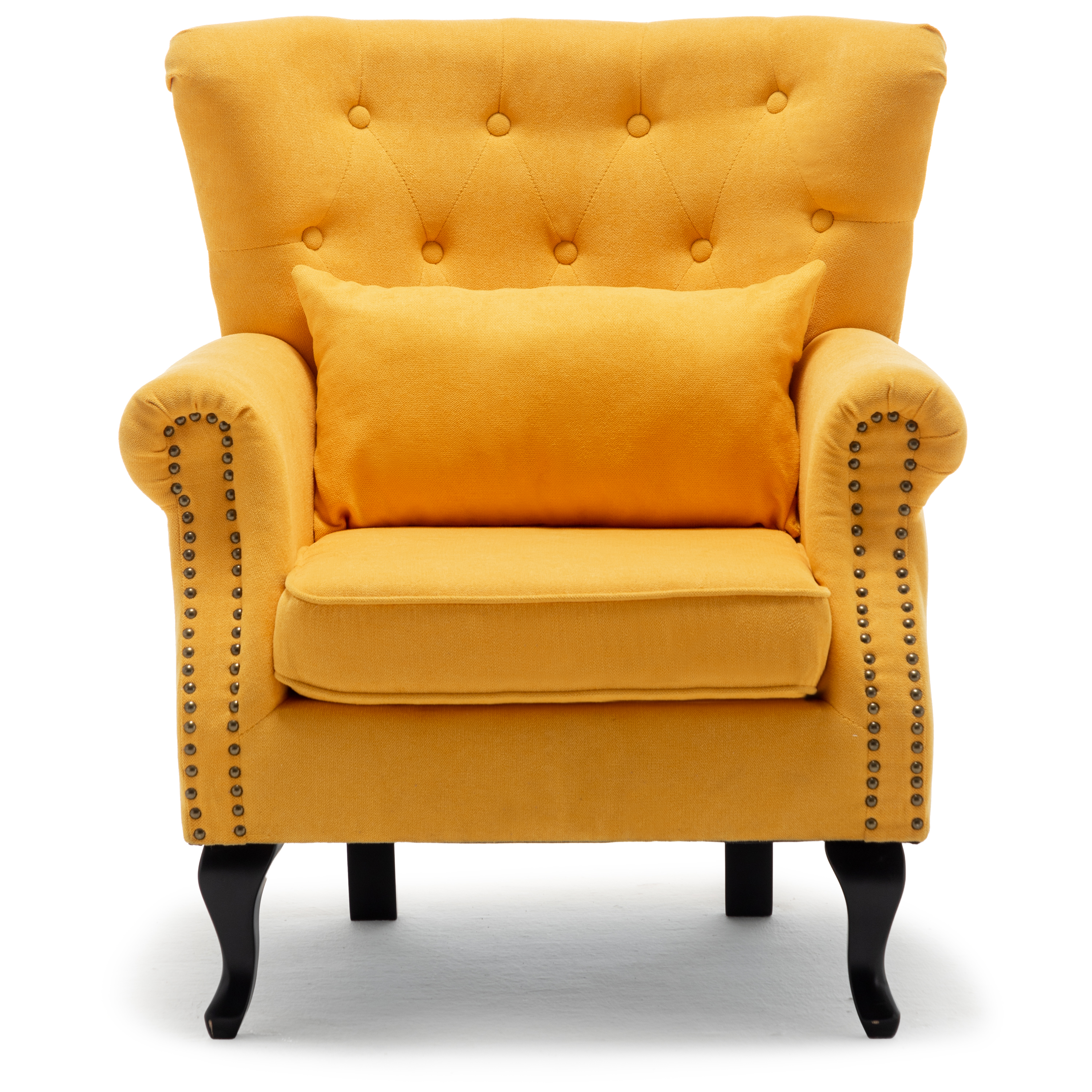 rolling wingback chair