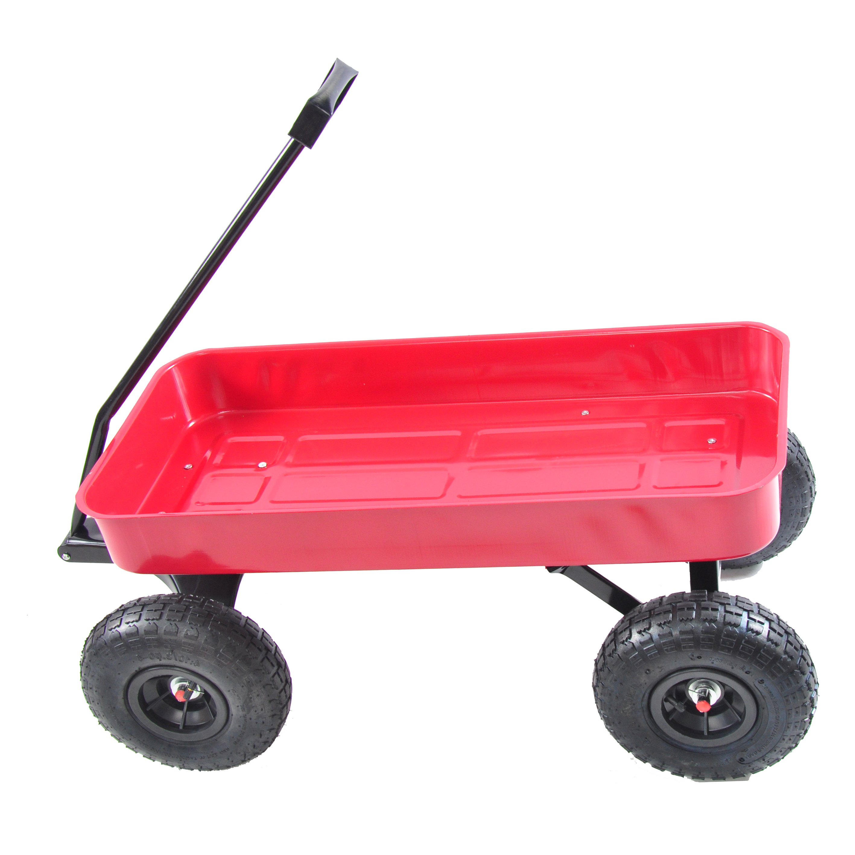 Outdoor Wagon All Terrain Pulling  Air Tires Children Kid Garden