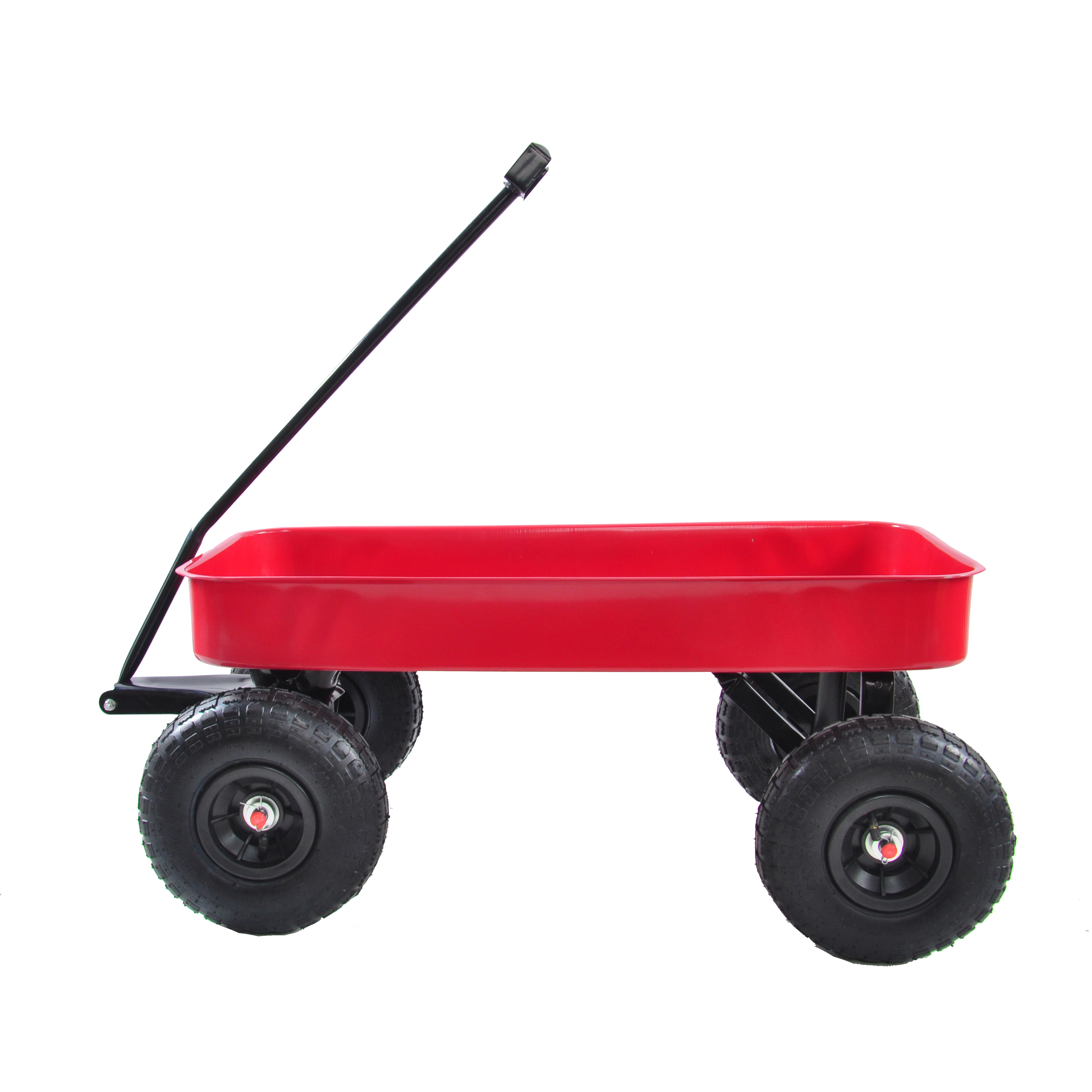 Outdoor Wagon All Terrain Pulling  Air Tires Children Kid Garden