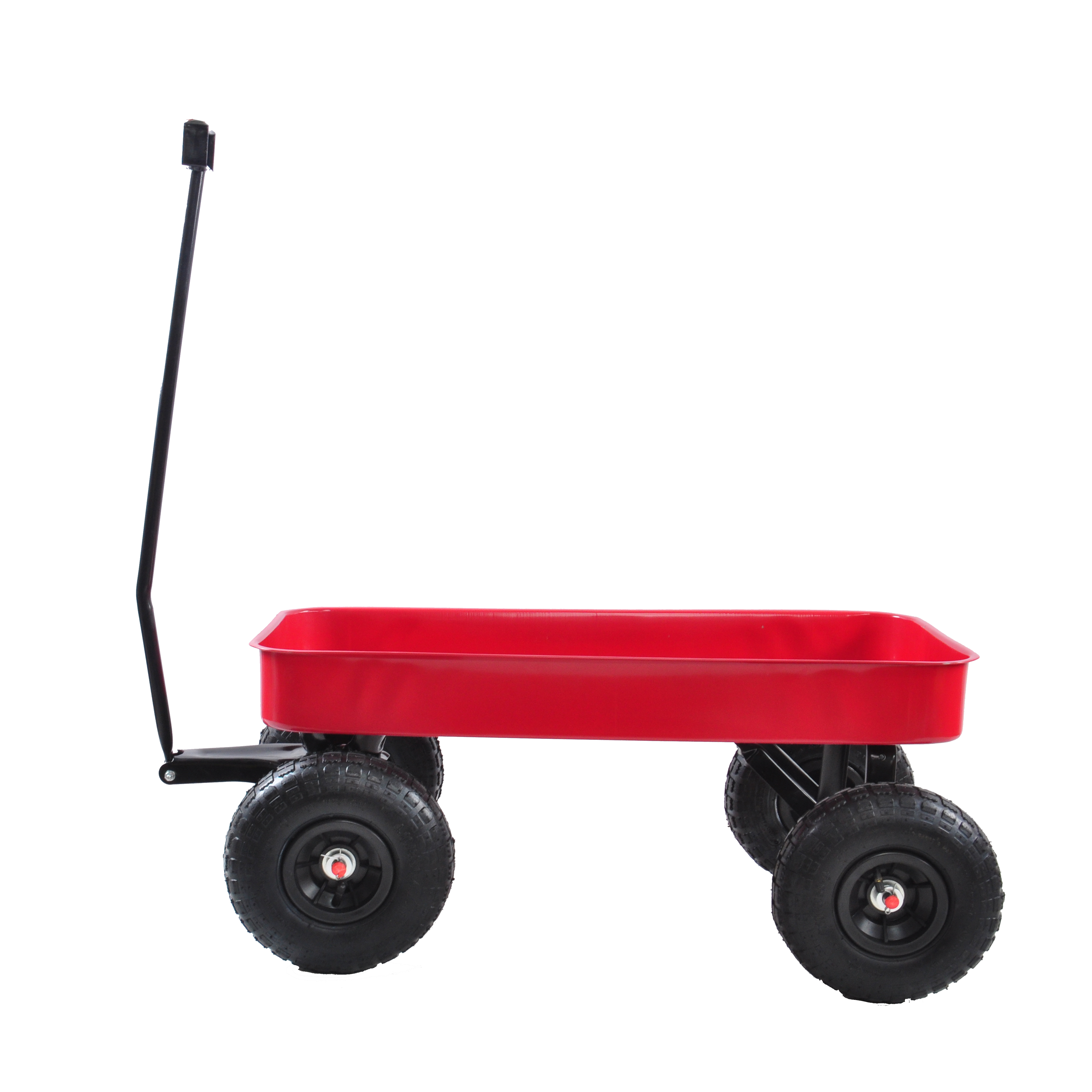 Outdoor Wagon All Terrain Pulling  Air Tires Children Kid Garden