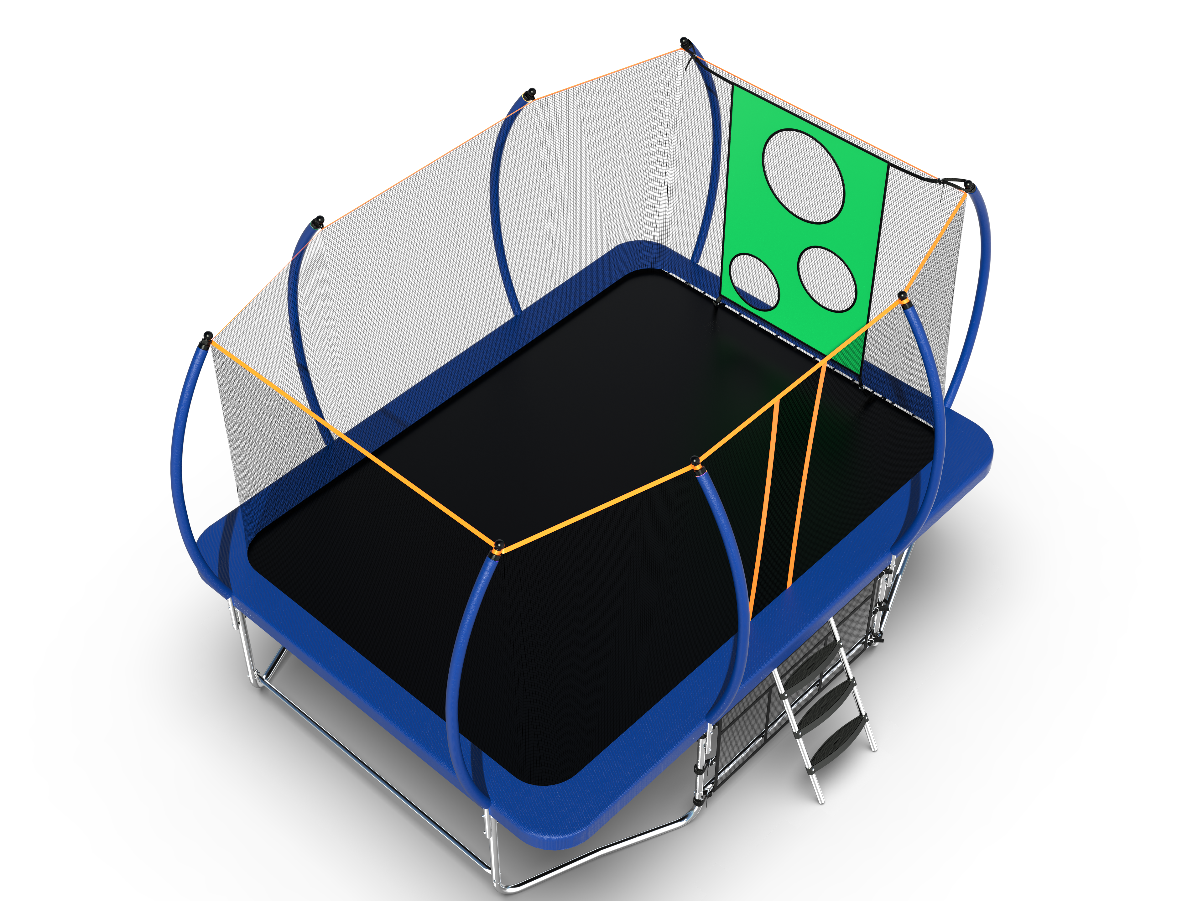 8*14FT TRAMPOLINE Blue