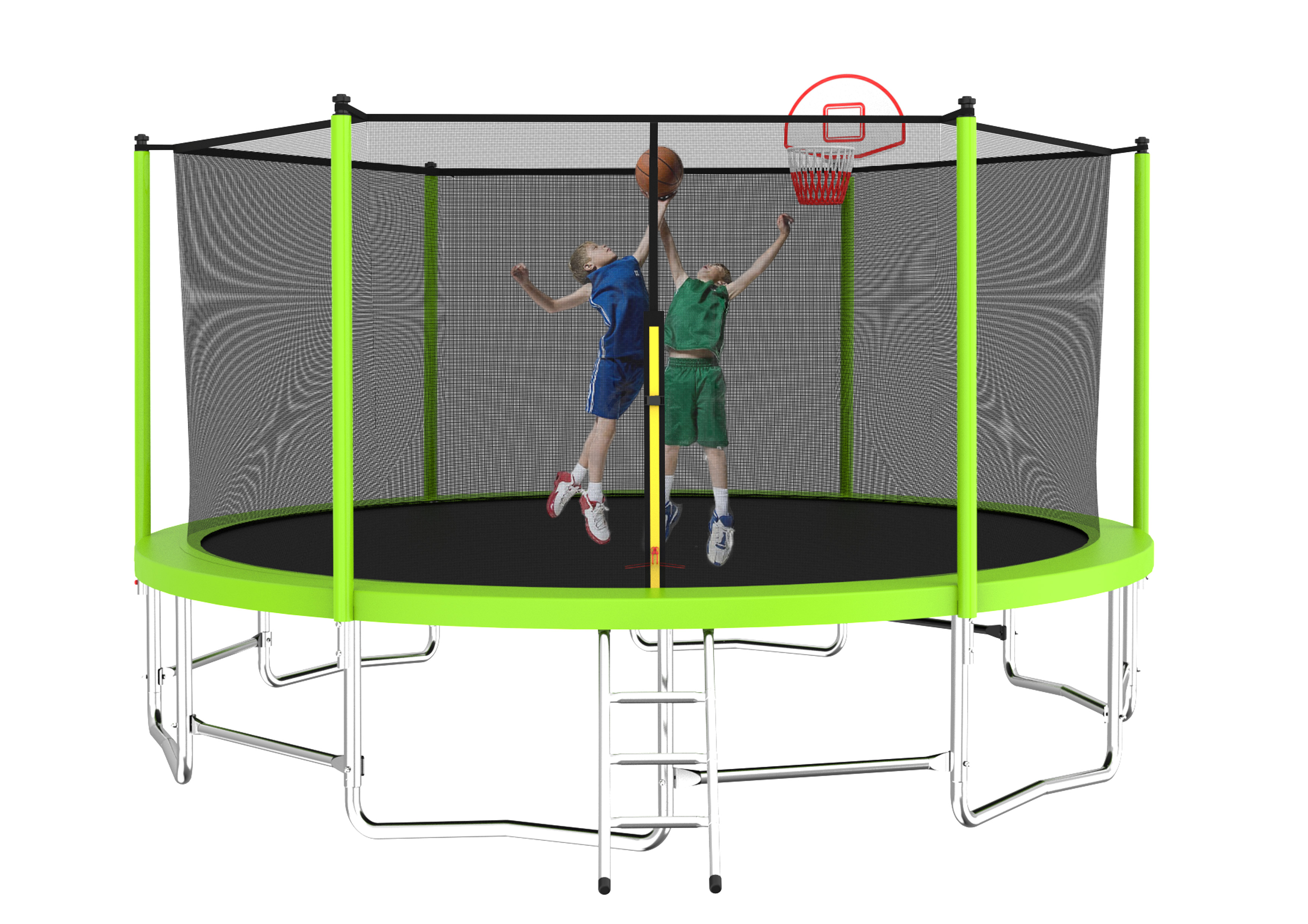 16FT Big Trampoline Green