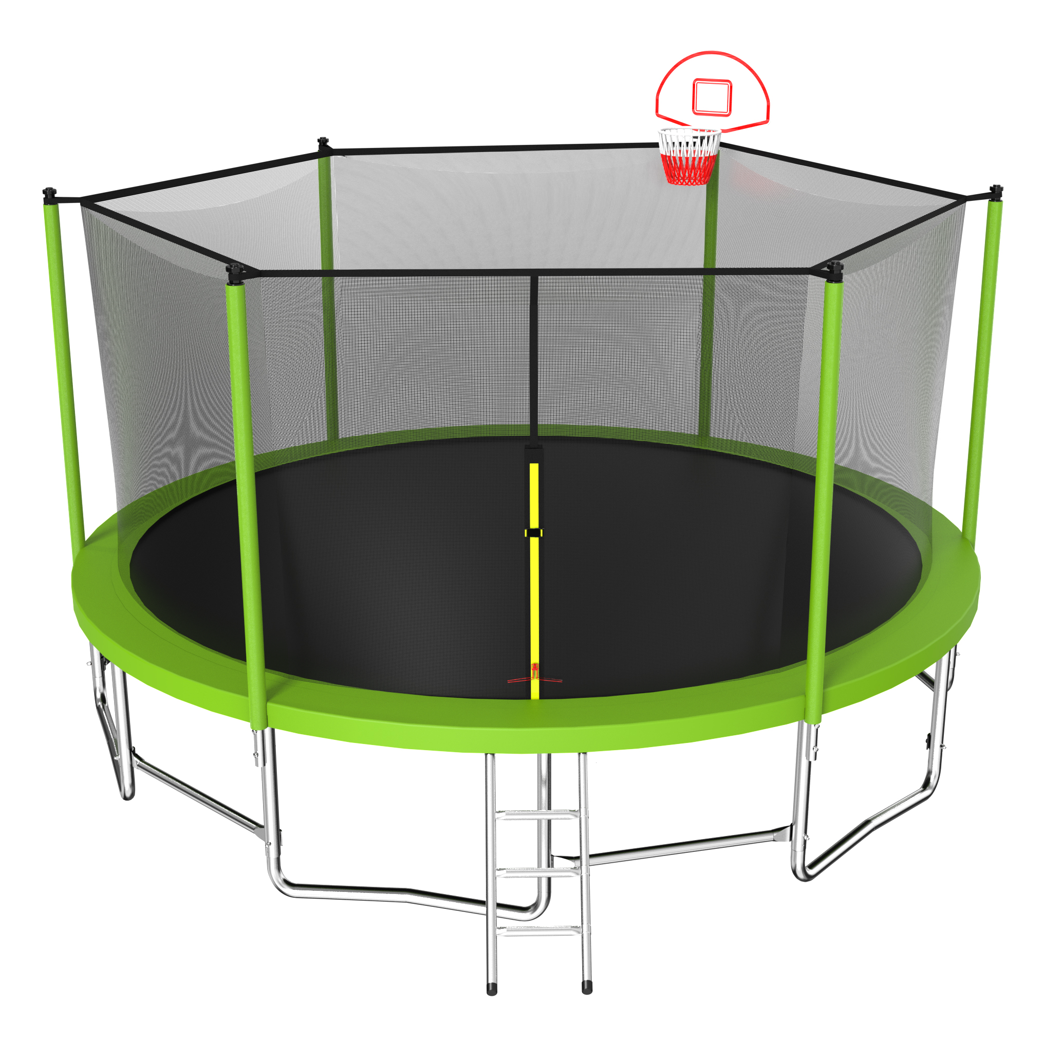 16FT Big Trampoline Green