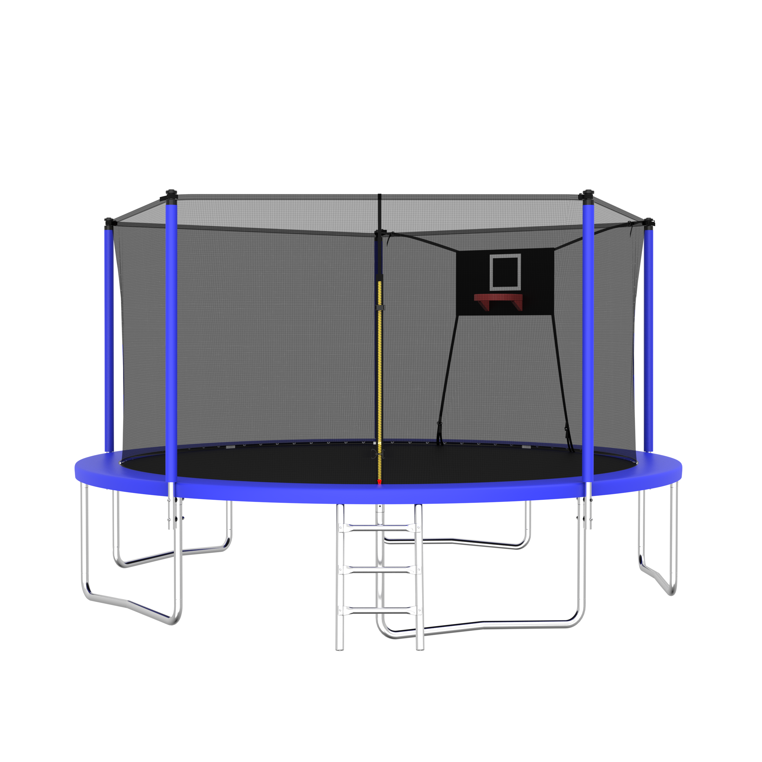 14FT Trampoline Set with Swing,Sports Fitness Trampolines with Enclosure Net, Recreational Trampolines for Outdoor Indoor