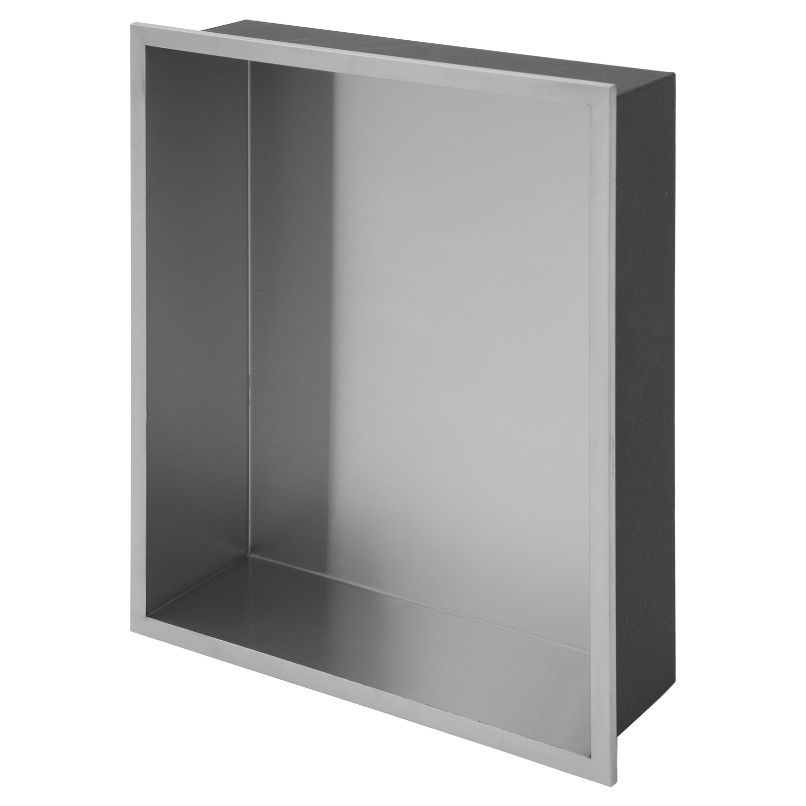 15" x 13" Stainless Steel Shower Niche, Brushed Nickel