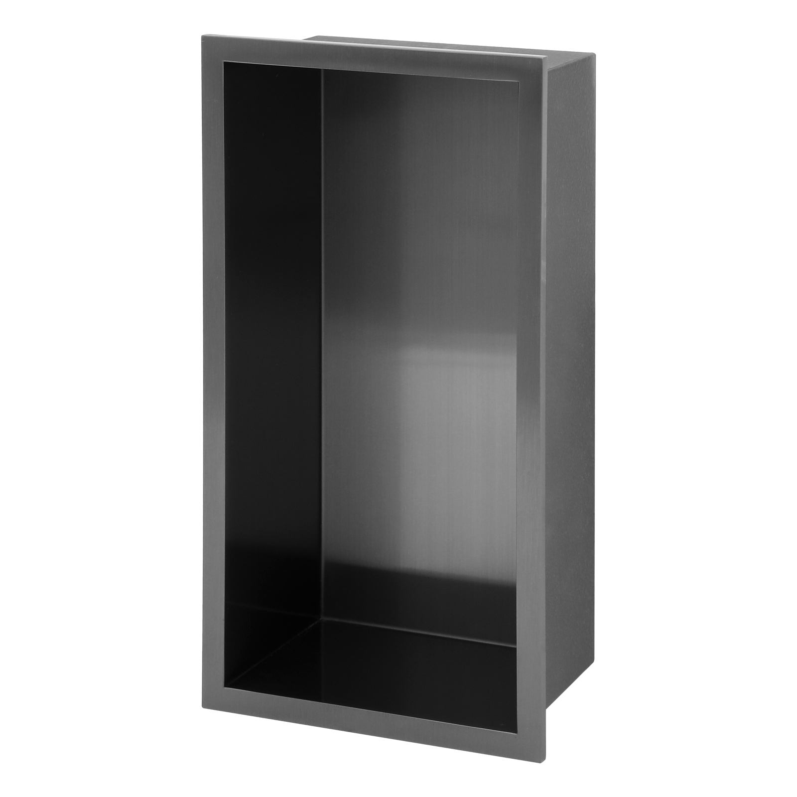 13" x 7" Stainless Steel Shower Niche , Gunmetal Black