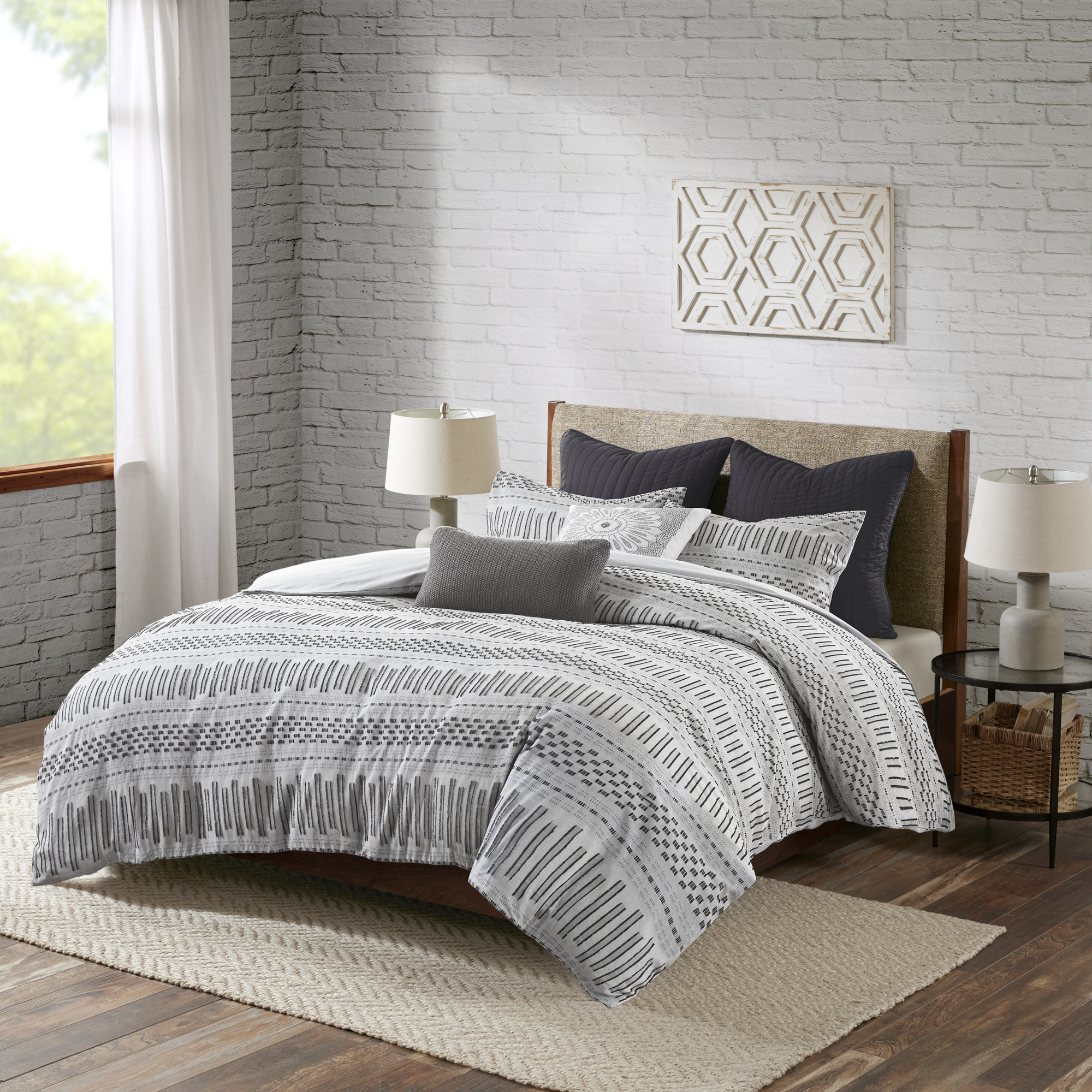 Cotton Jacquard Duvet Cover Mini Set