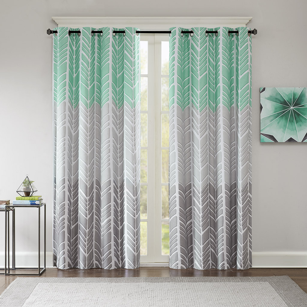 Printed Total Blackout Curtain Panel