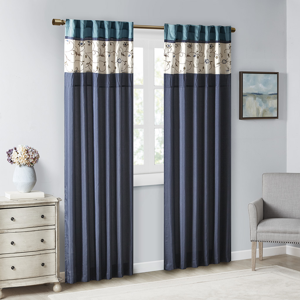 Embroidered Curtain Panel