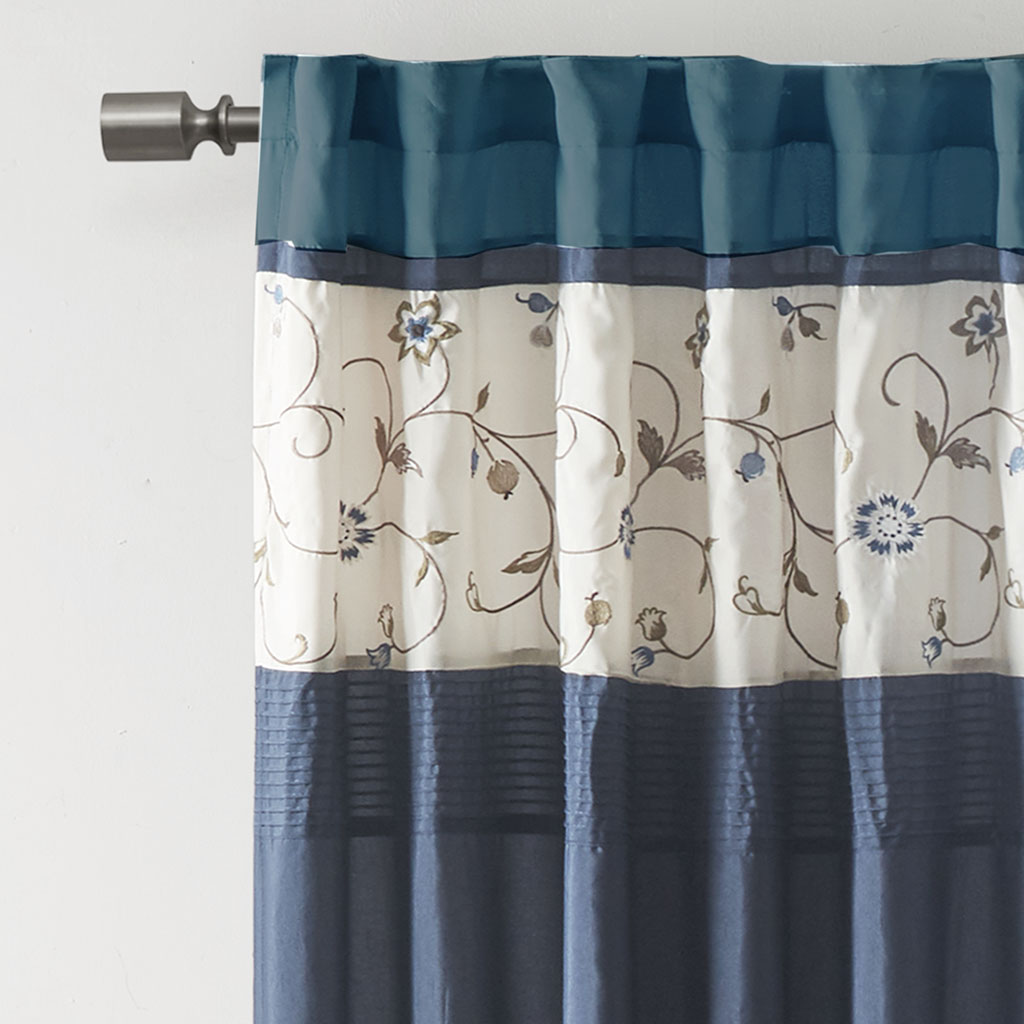 Embroidered Curtain Panel