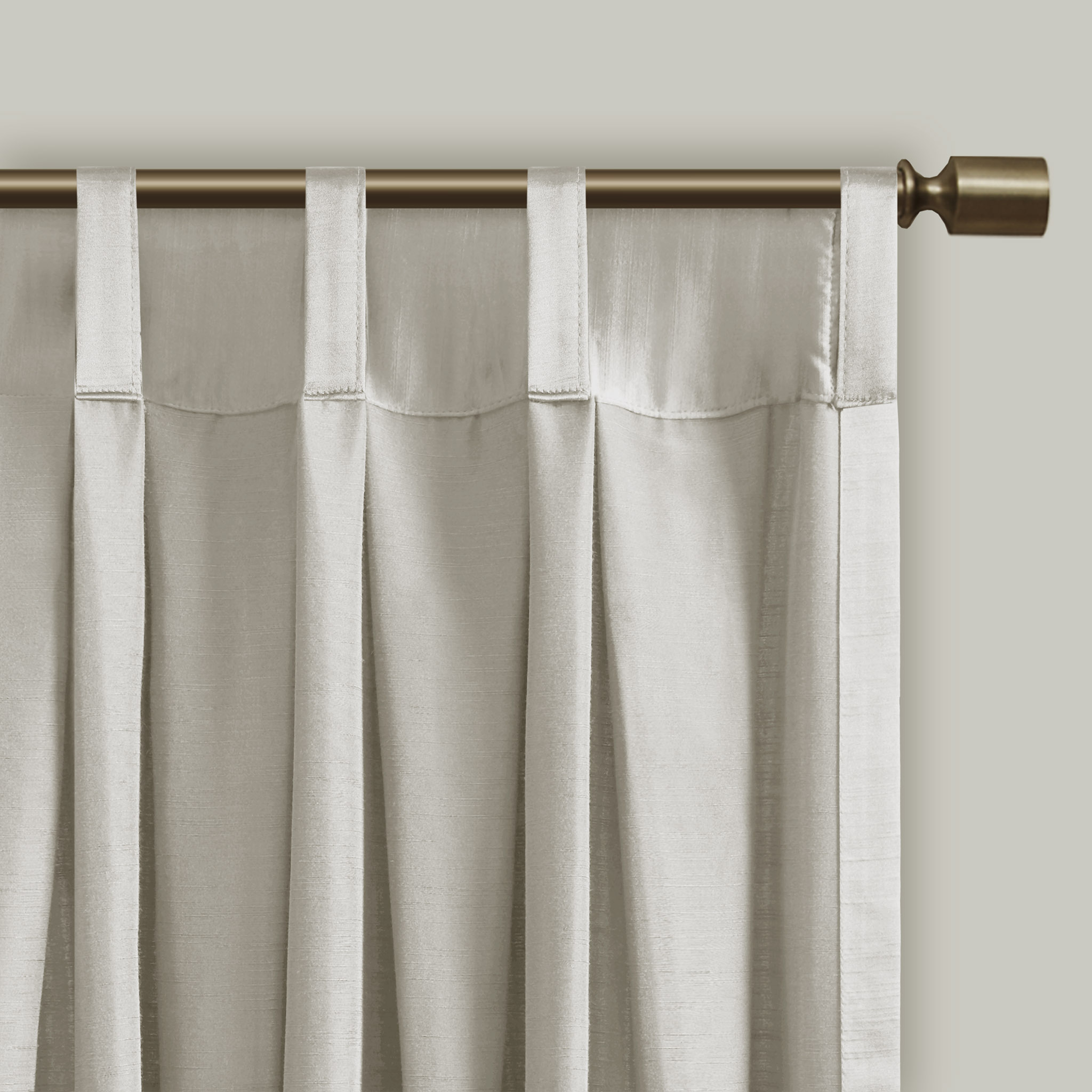 Pleat Curtain Panel with Tieback (Single)