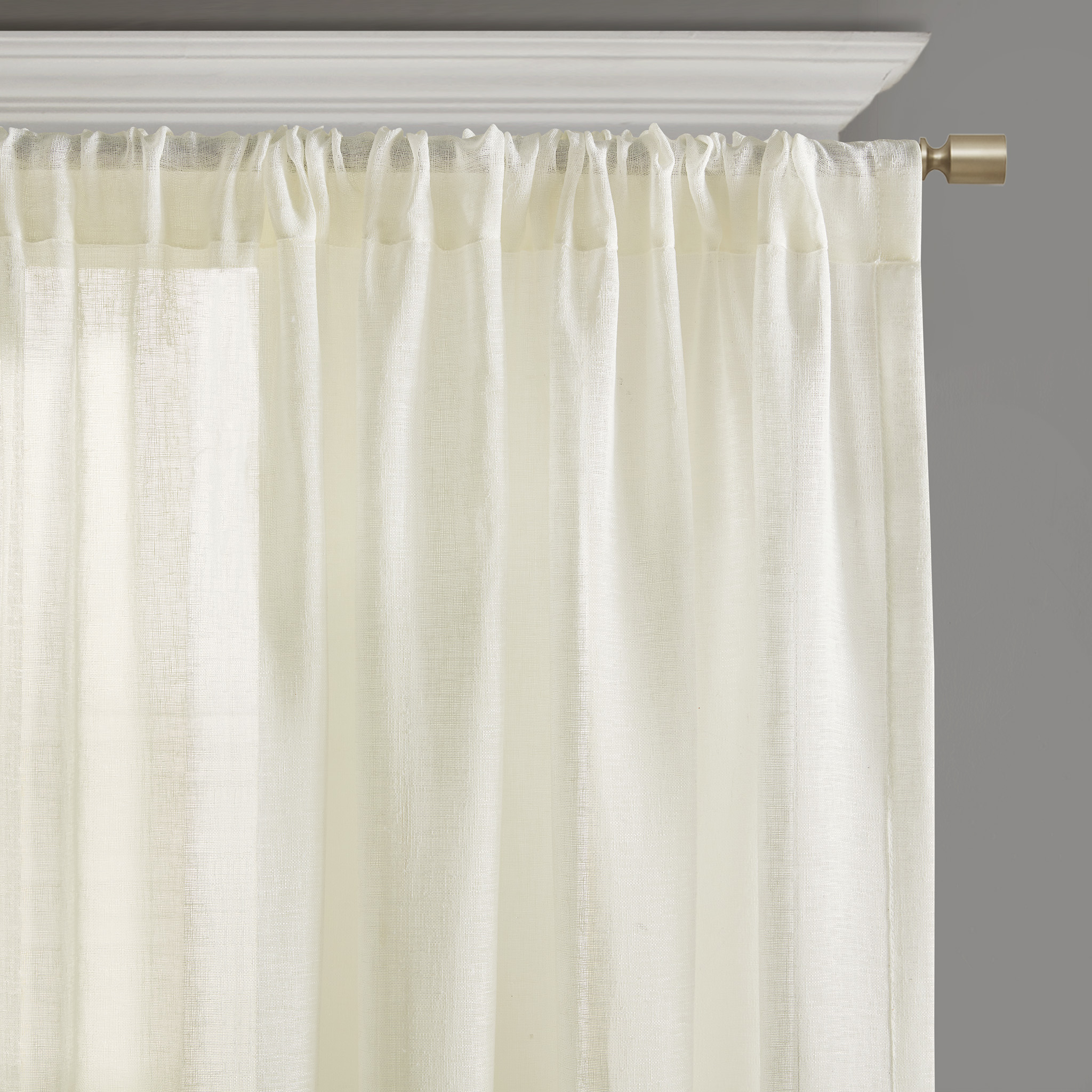 Embroidery Curtain Panel (Single)