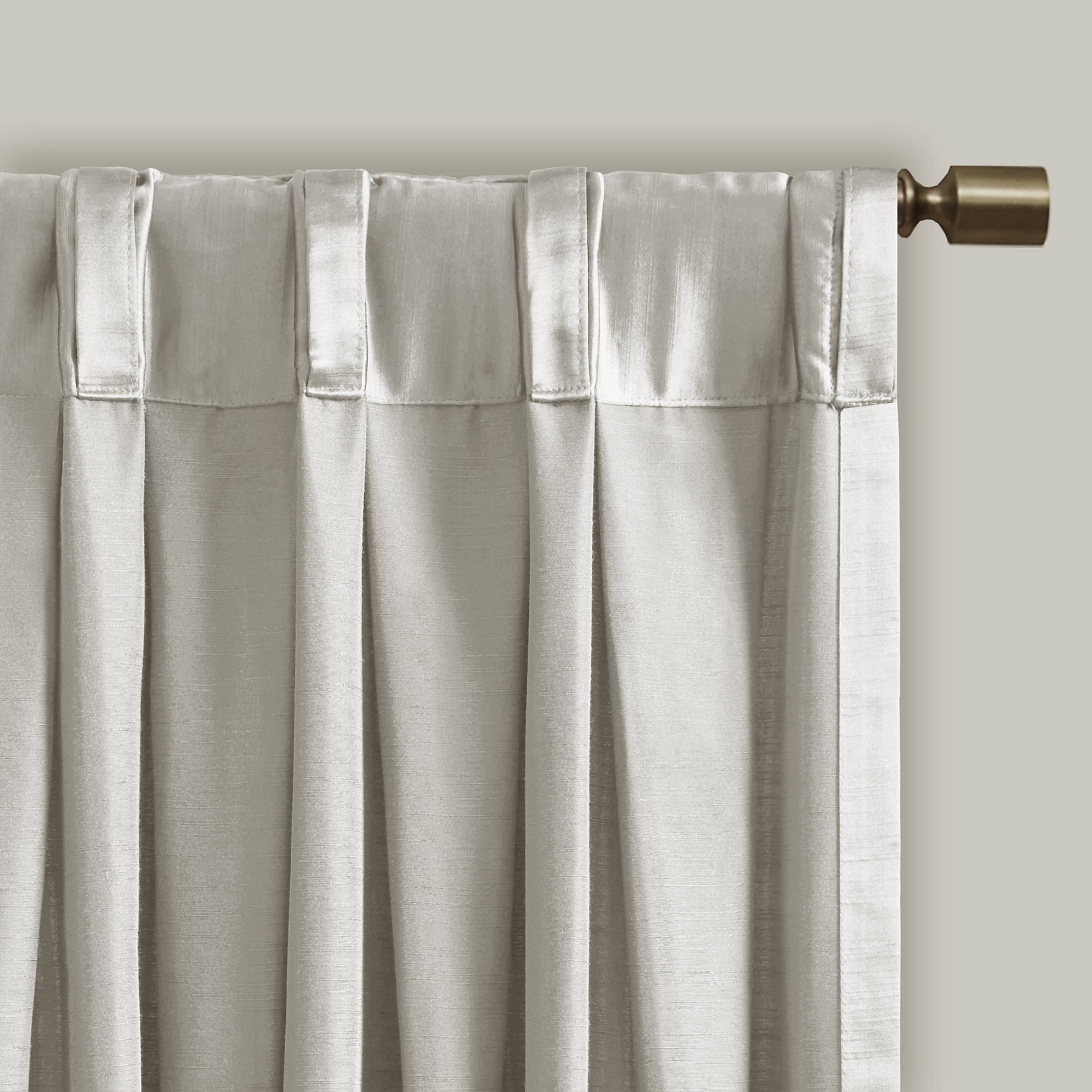 Pleat Curtain Panel with Tieback (Single)