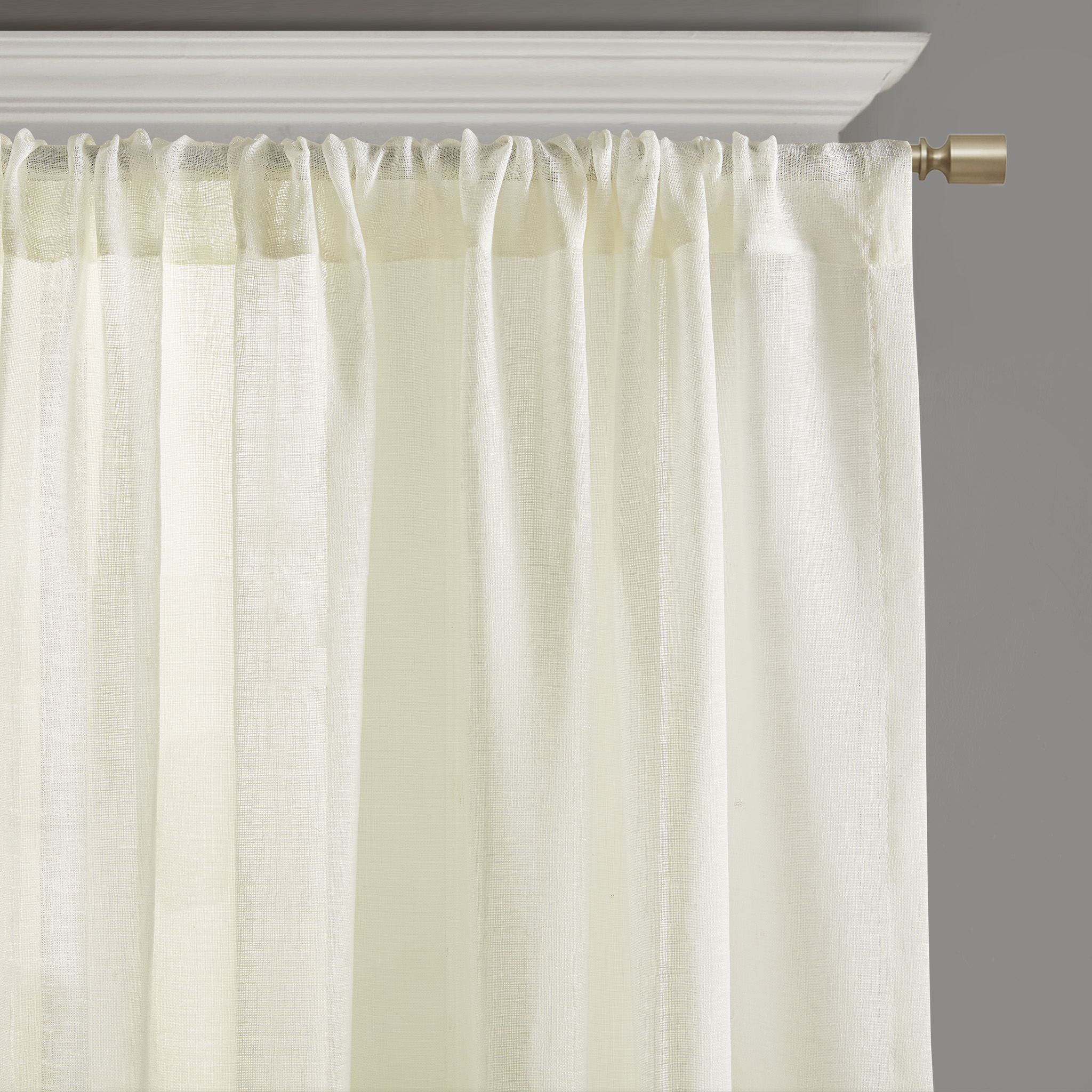 Embroidery Curtain Panel (Single)