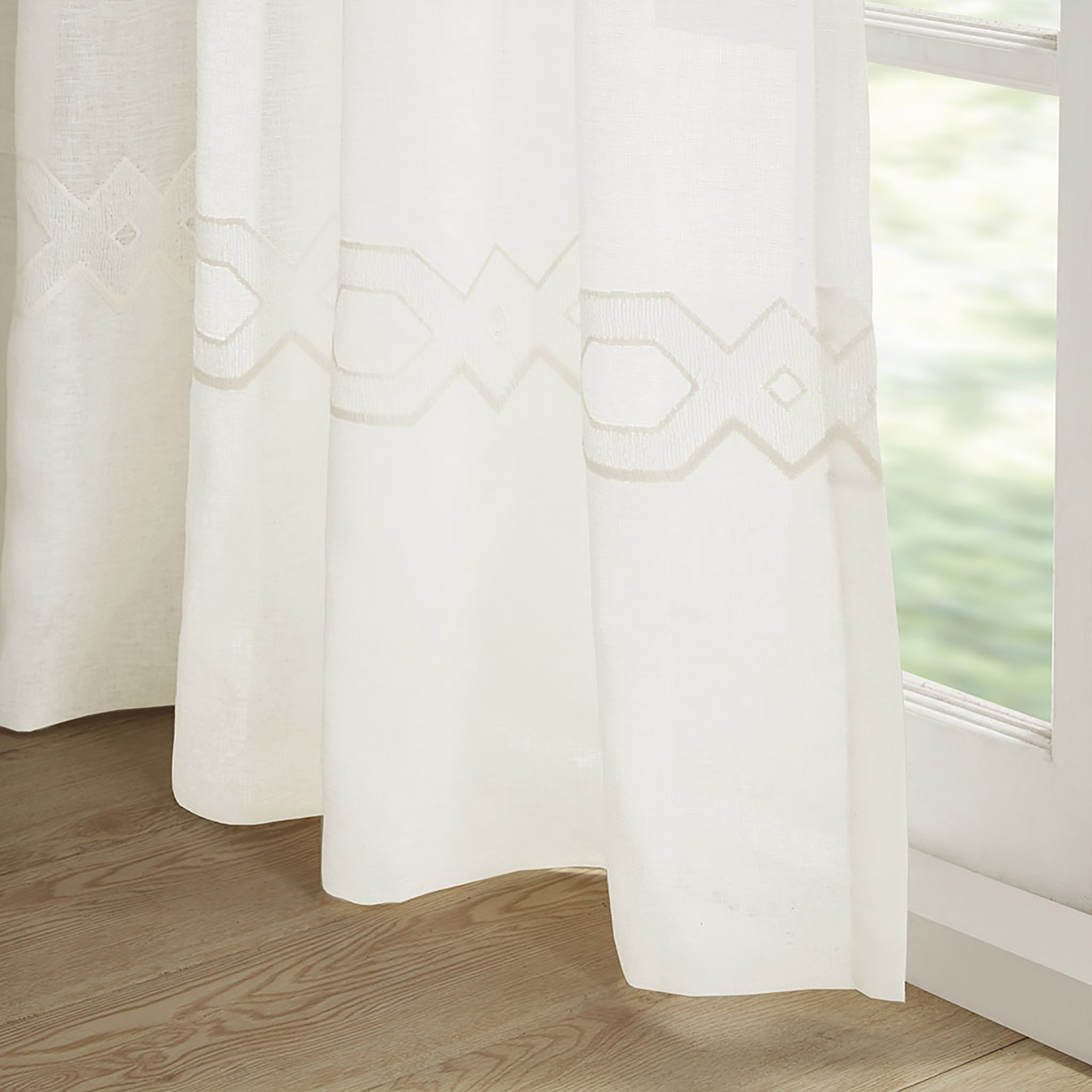 Embroidery Curtain Panel (Single)