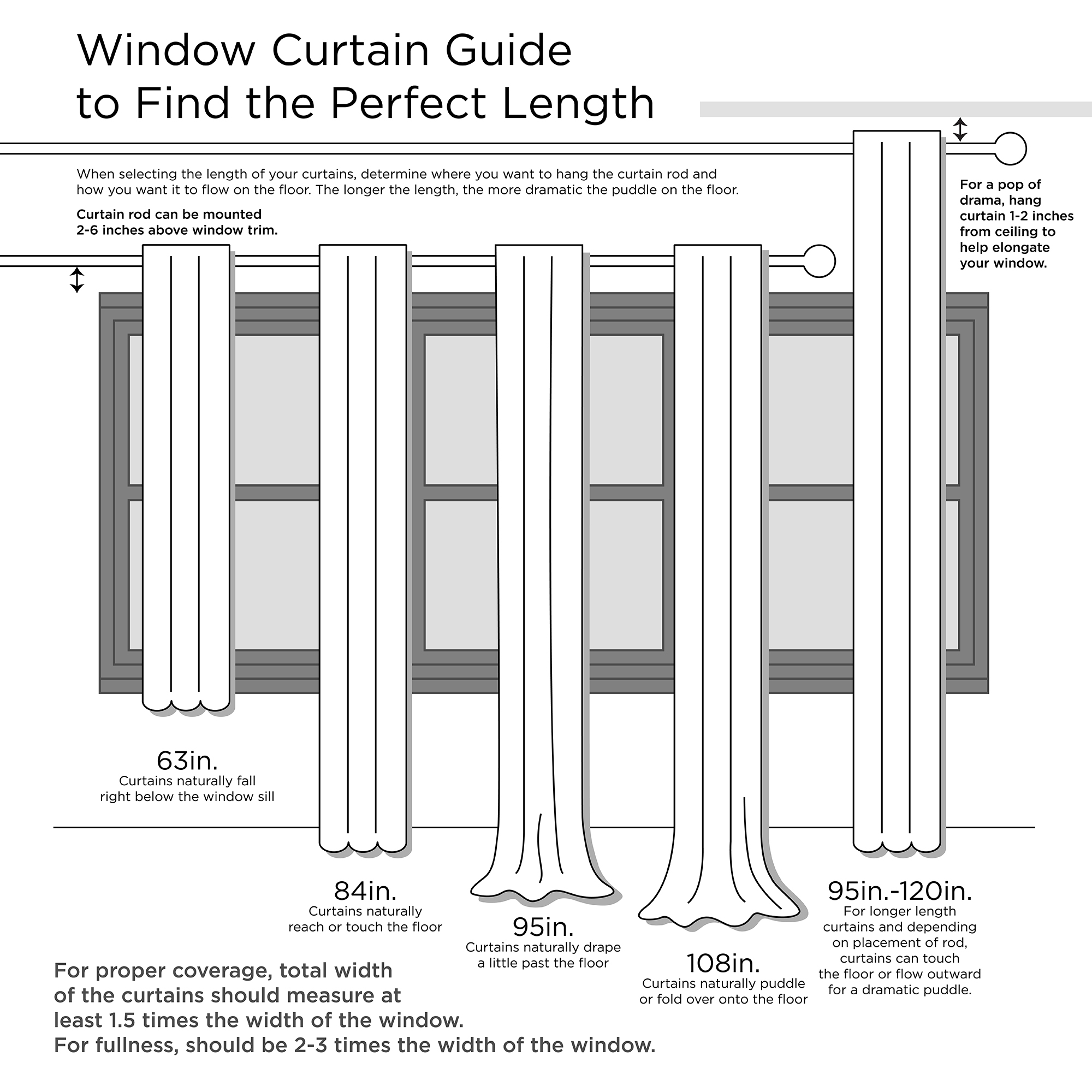 Embroidered Curtain Panel(Only 1 Pc Panel)