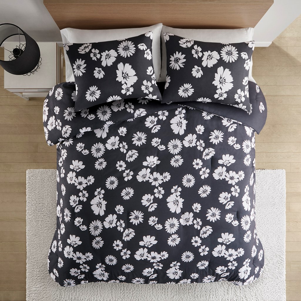 Floral Reversible Comforter Set