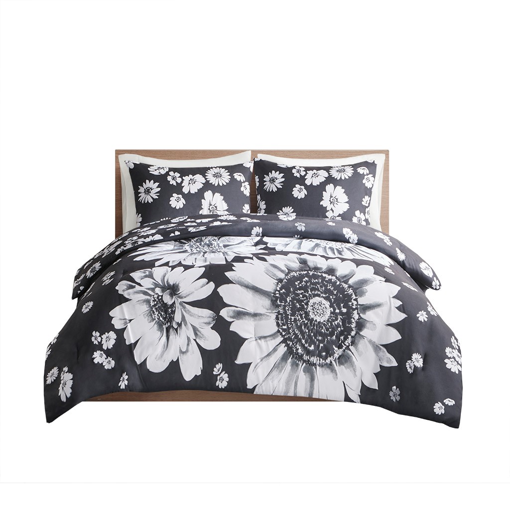 Floral Reversible Comforter Set