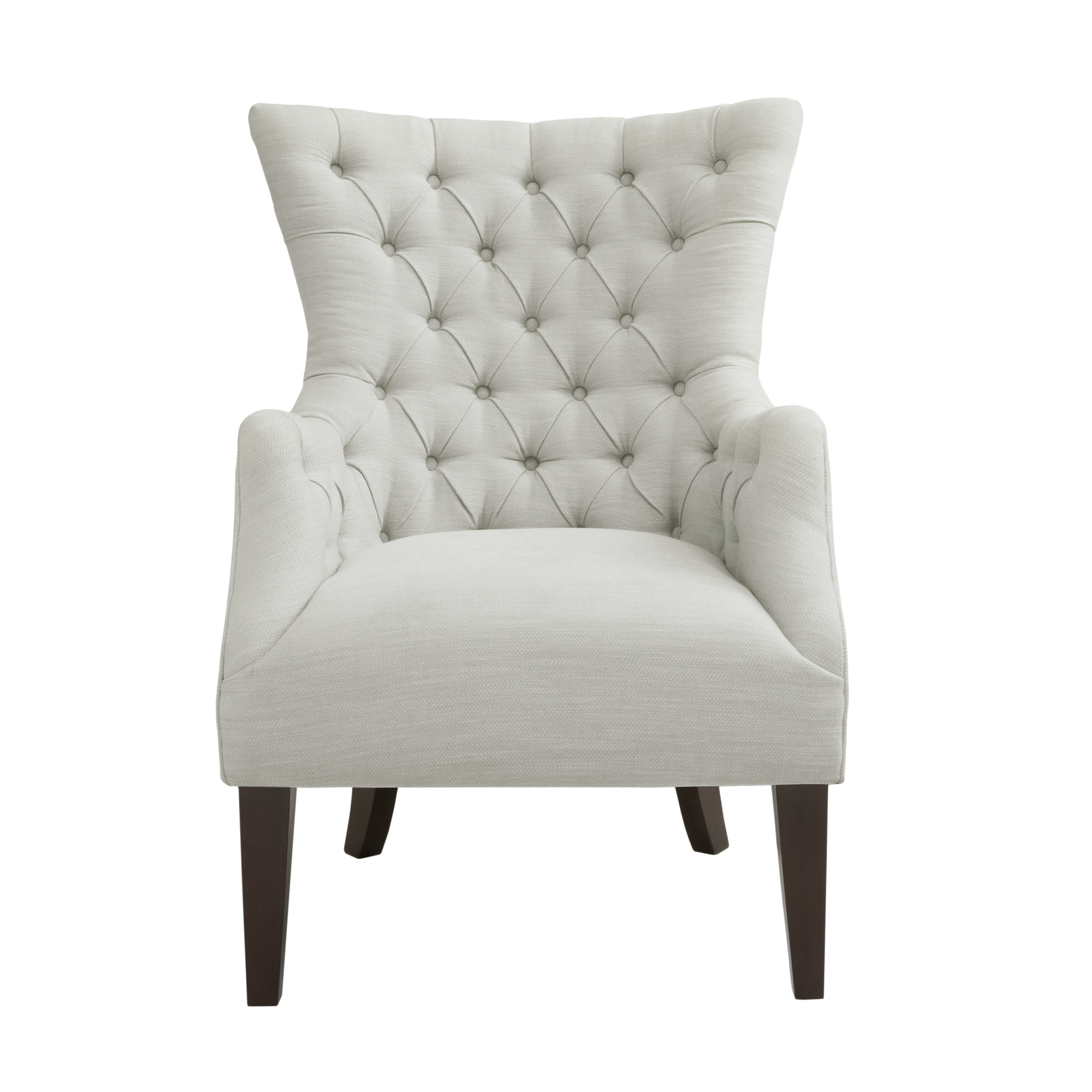 Hannah Button Tufted Wing Chair