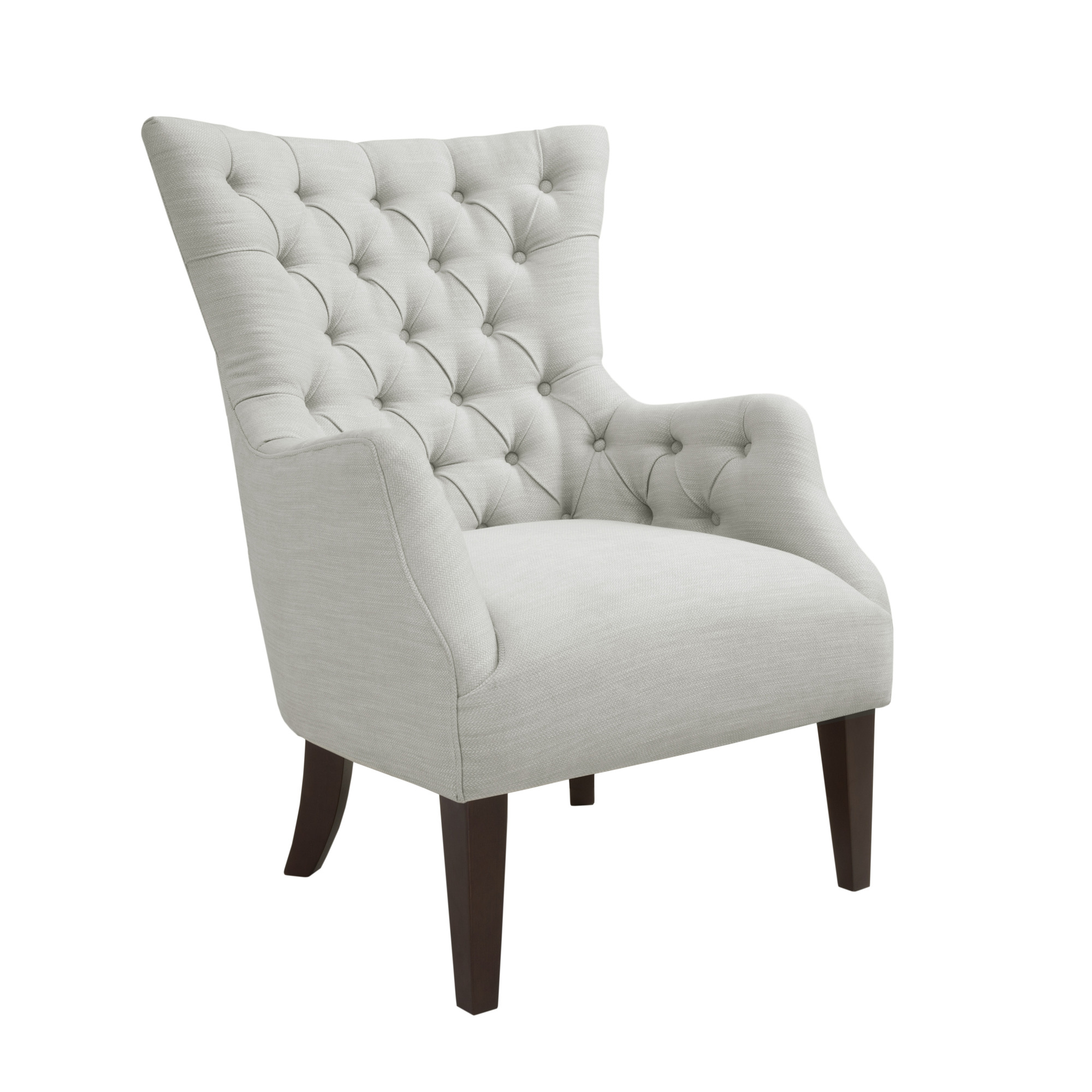 Hannah Button Tufted Wing Chair