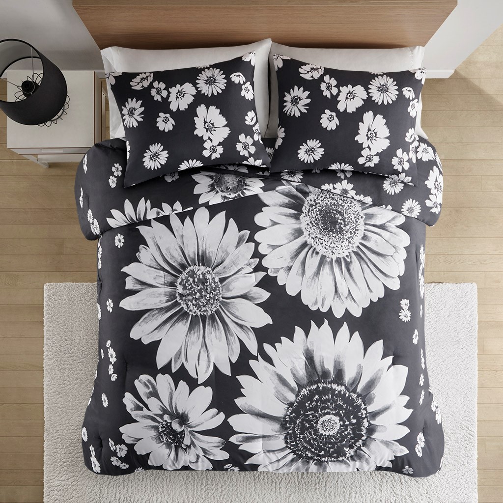 Floral Reversible Comforter Set