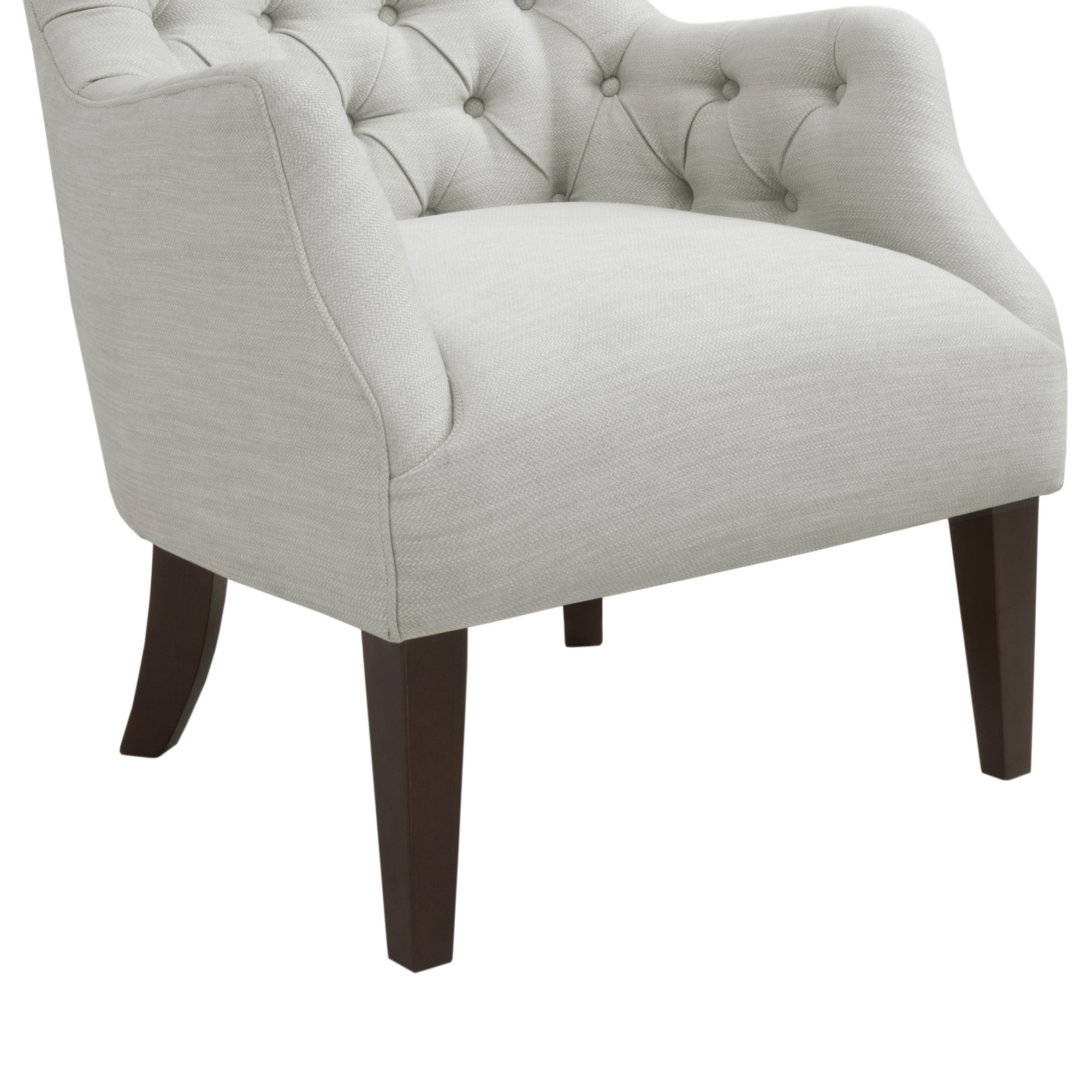 Hannah Button Tufted Wing Chair