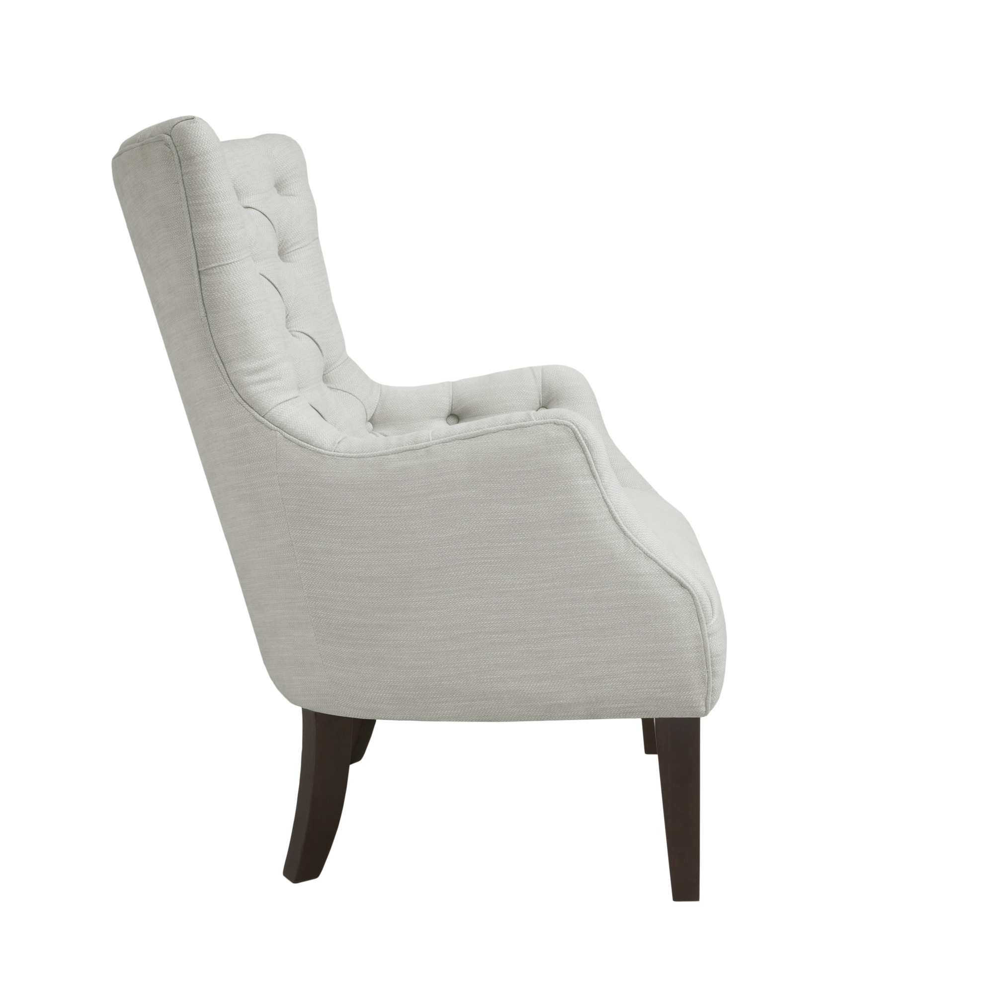 Hannah Button Tufted Wing Chair