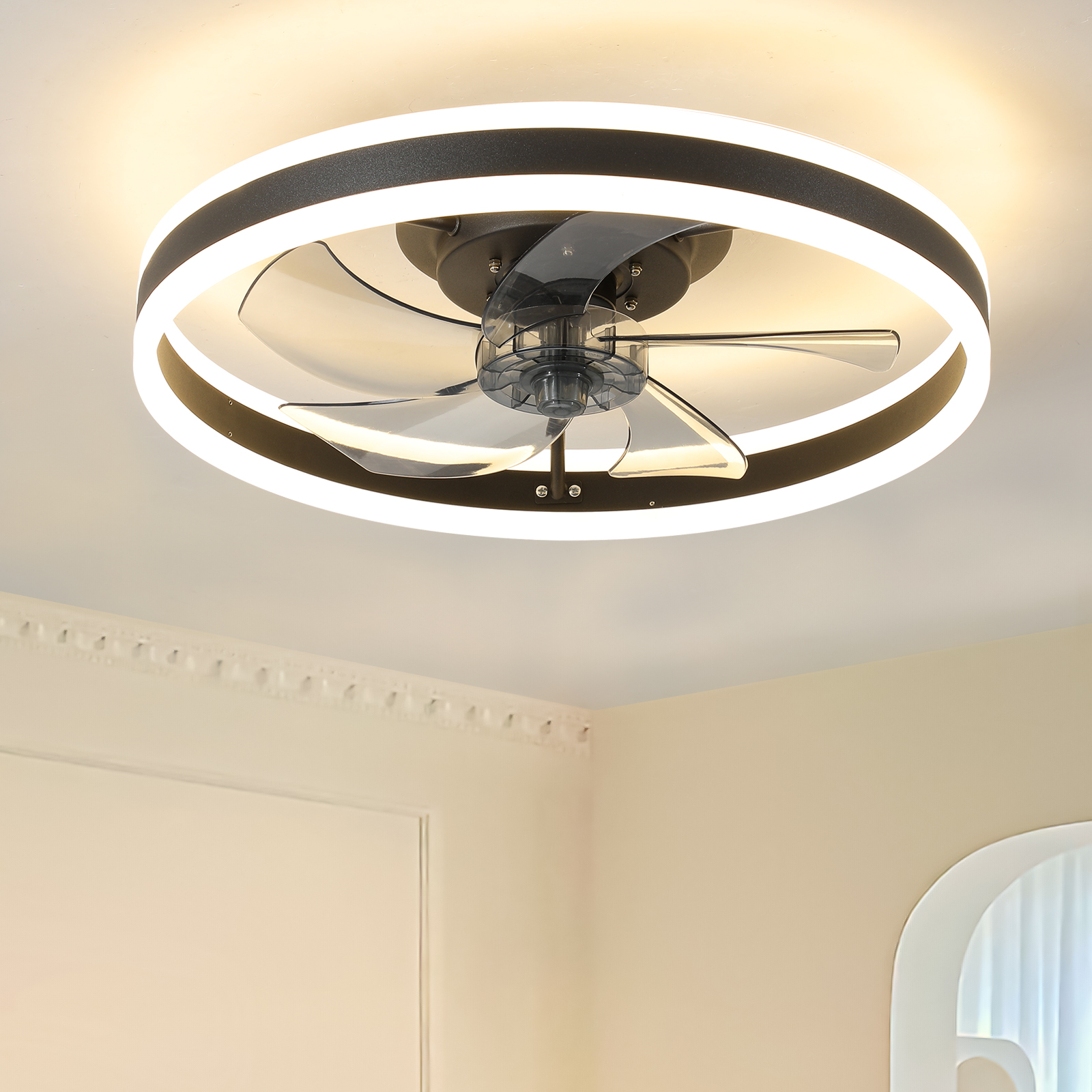 Ceiling Fan with Lights Dimmable LED