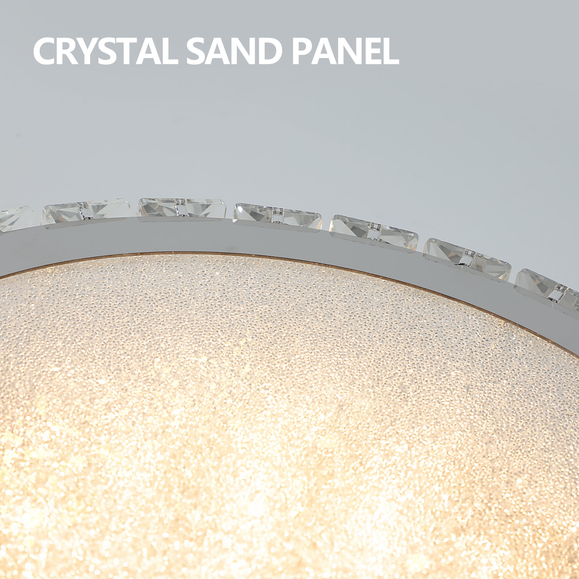 Embedded Crystal Chandelier