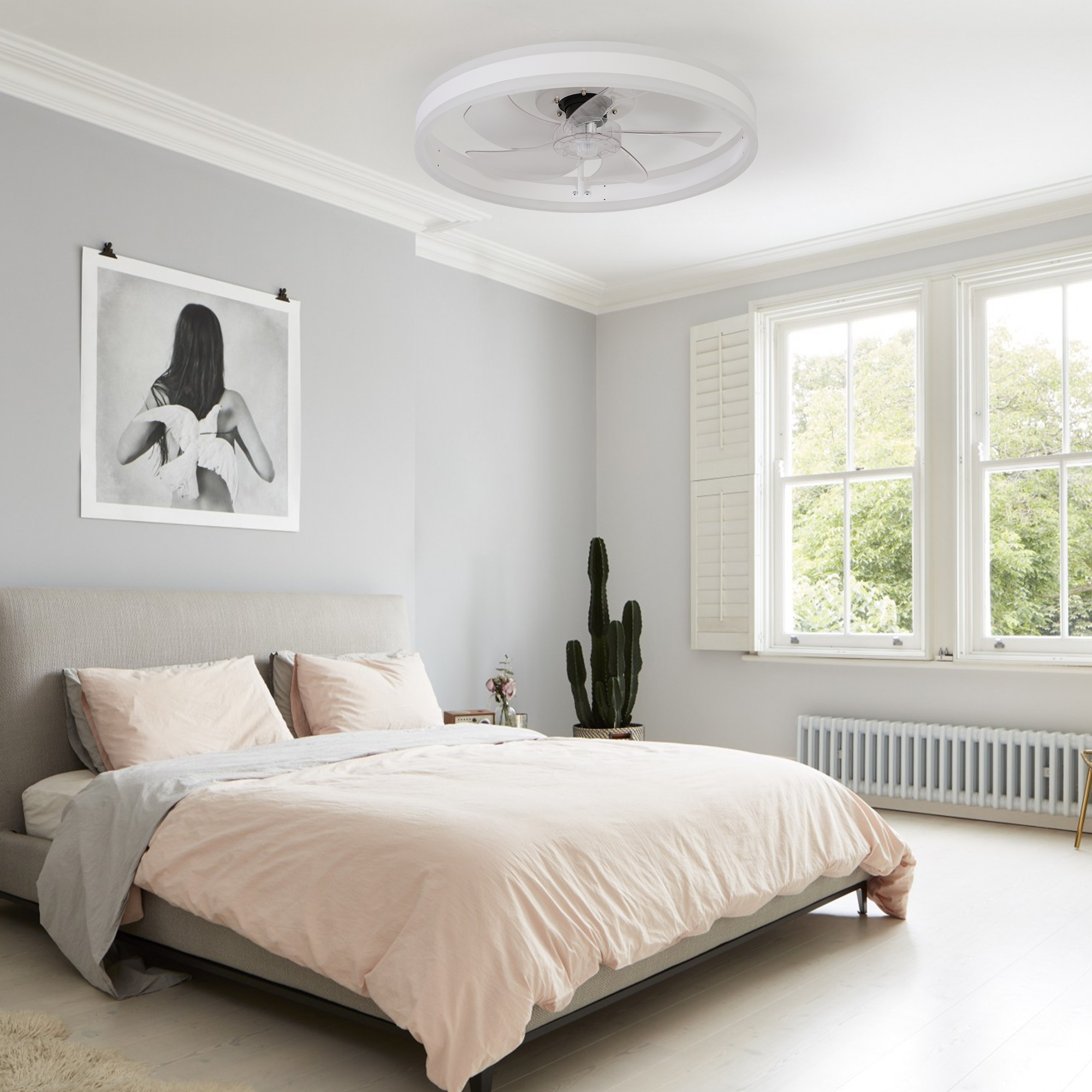 Ceiling Fan with Lights Dimmable LED