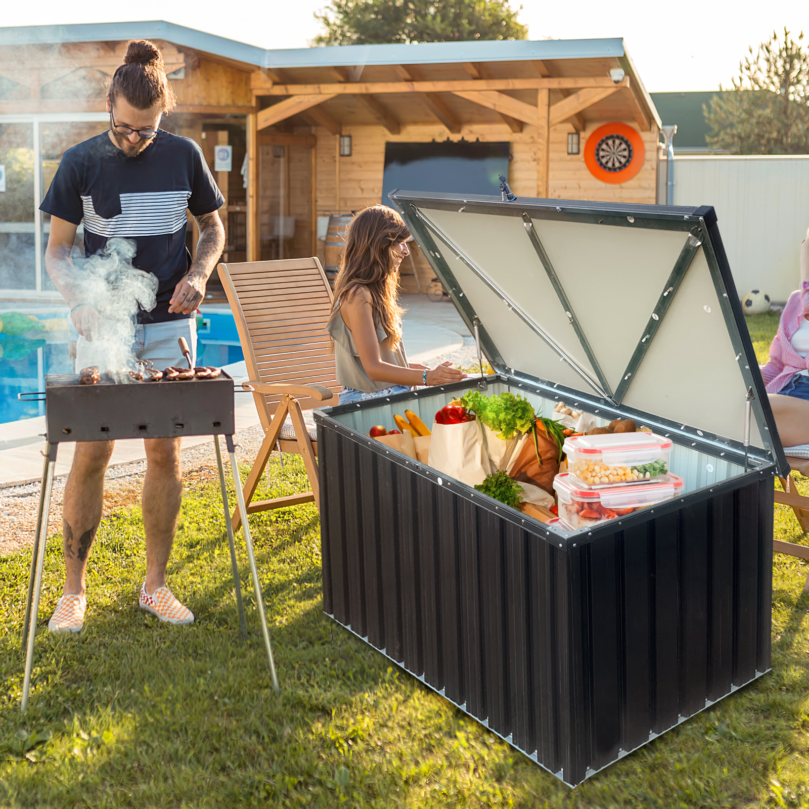 Metal Storage Box Store Small