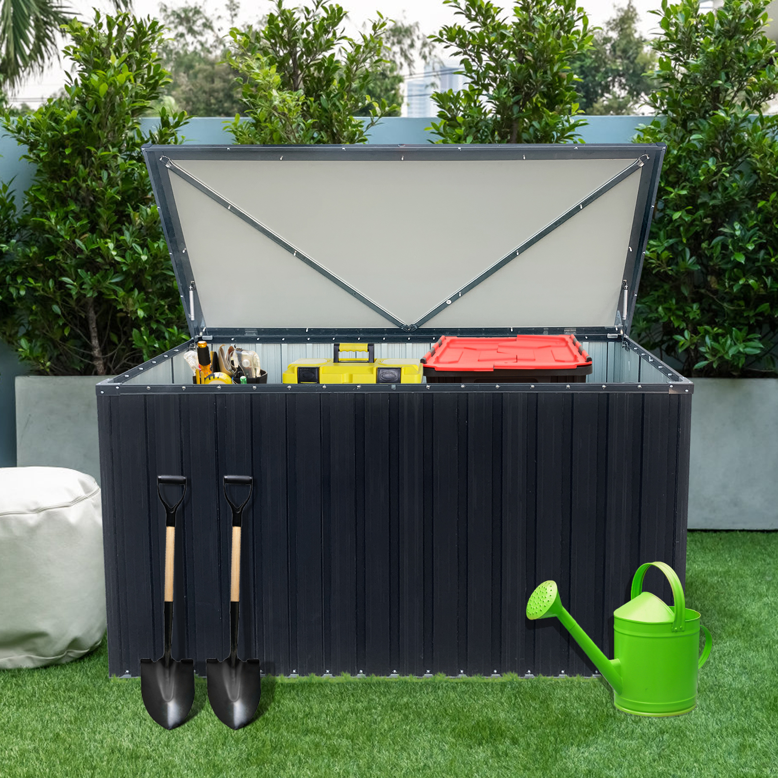 Out Door Metal Storage Box Store Medium