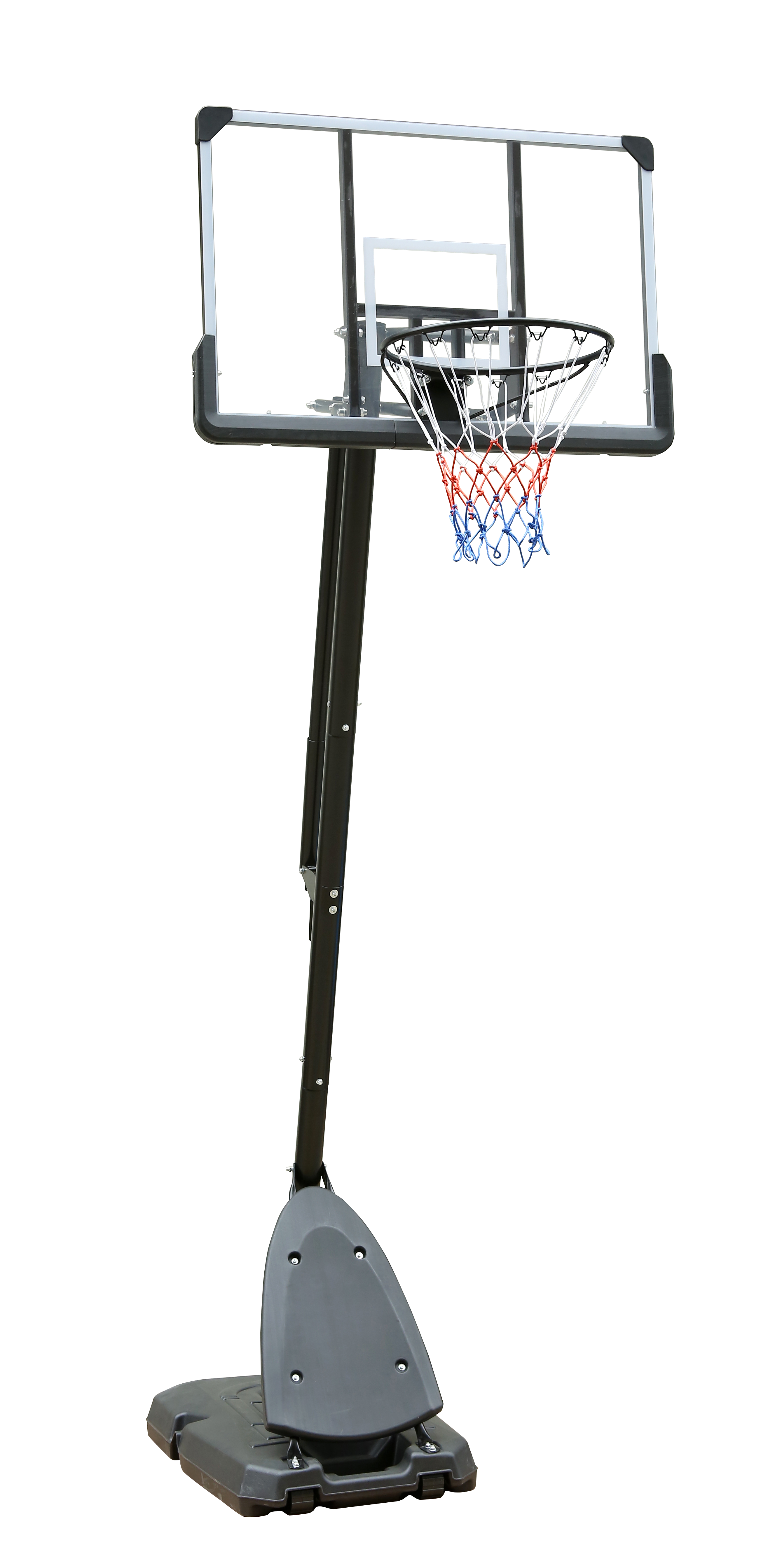 Use for Outdoor Height Adjustable 6 to 10ft Basketball Hoop 44 Inch Backboard Portable Basketball Goal System with Stable Base and Wheels