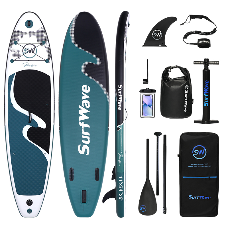 Inflatable Stand Up Paddle Board 11'x34"x6" With Accessories