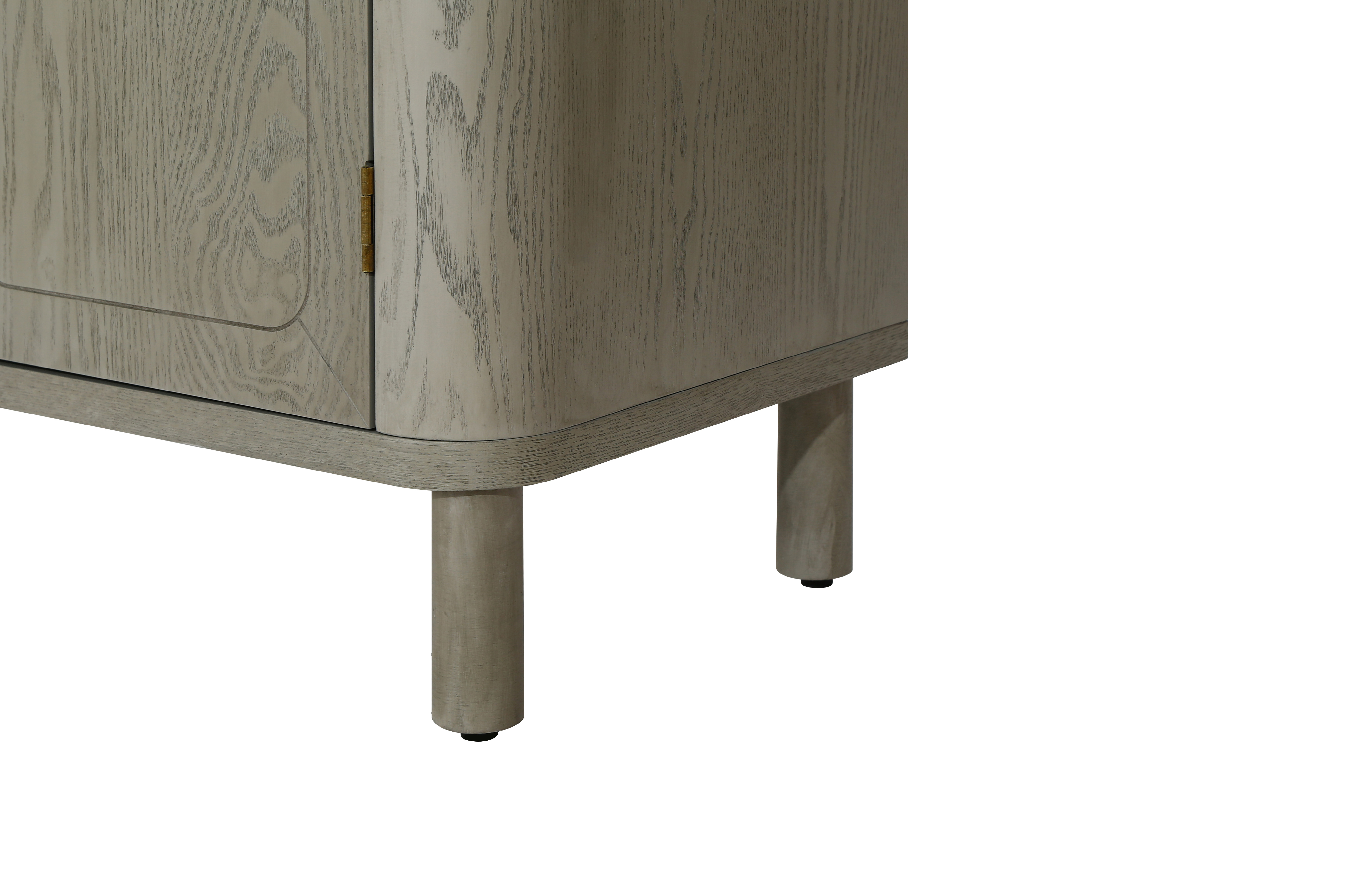 Four Door Storage Cabinet With Curved Countertop(GRAT)