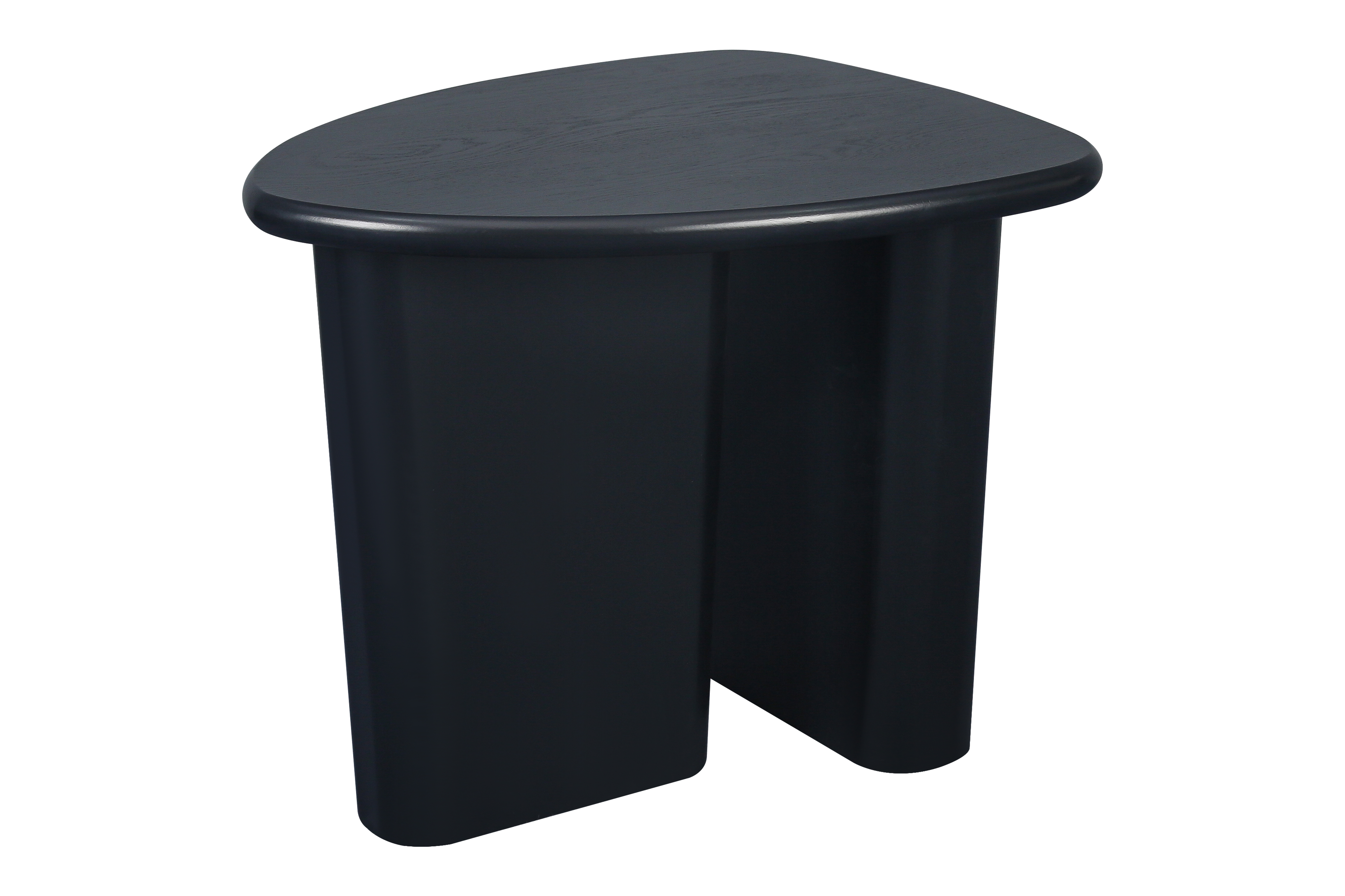 Tapered Tabletop Side Table(BLACK)