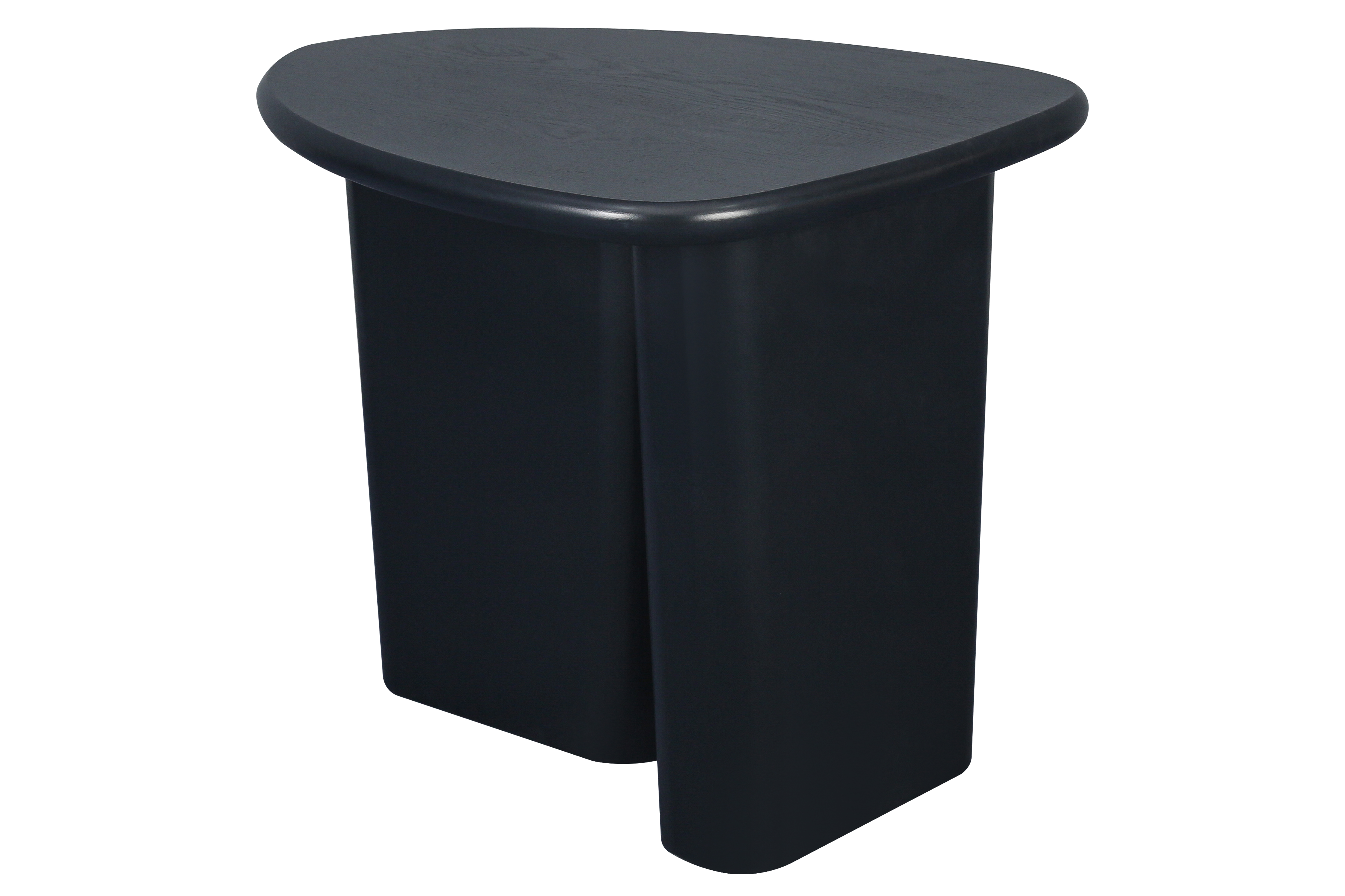 Tapered Tabletop Side Table(BLACK)