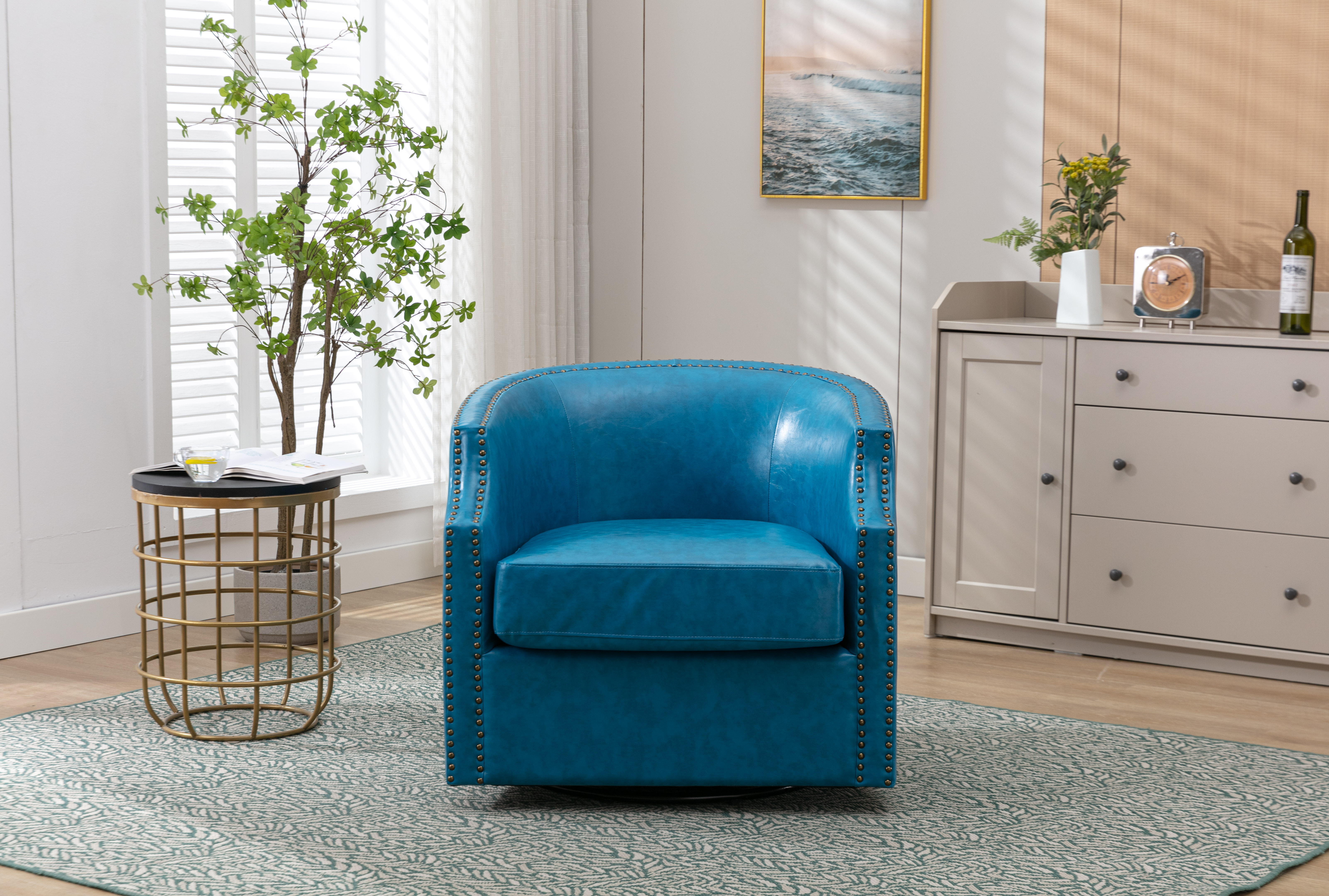 COOLMORE Swivel Chair  Living room chair