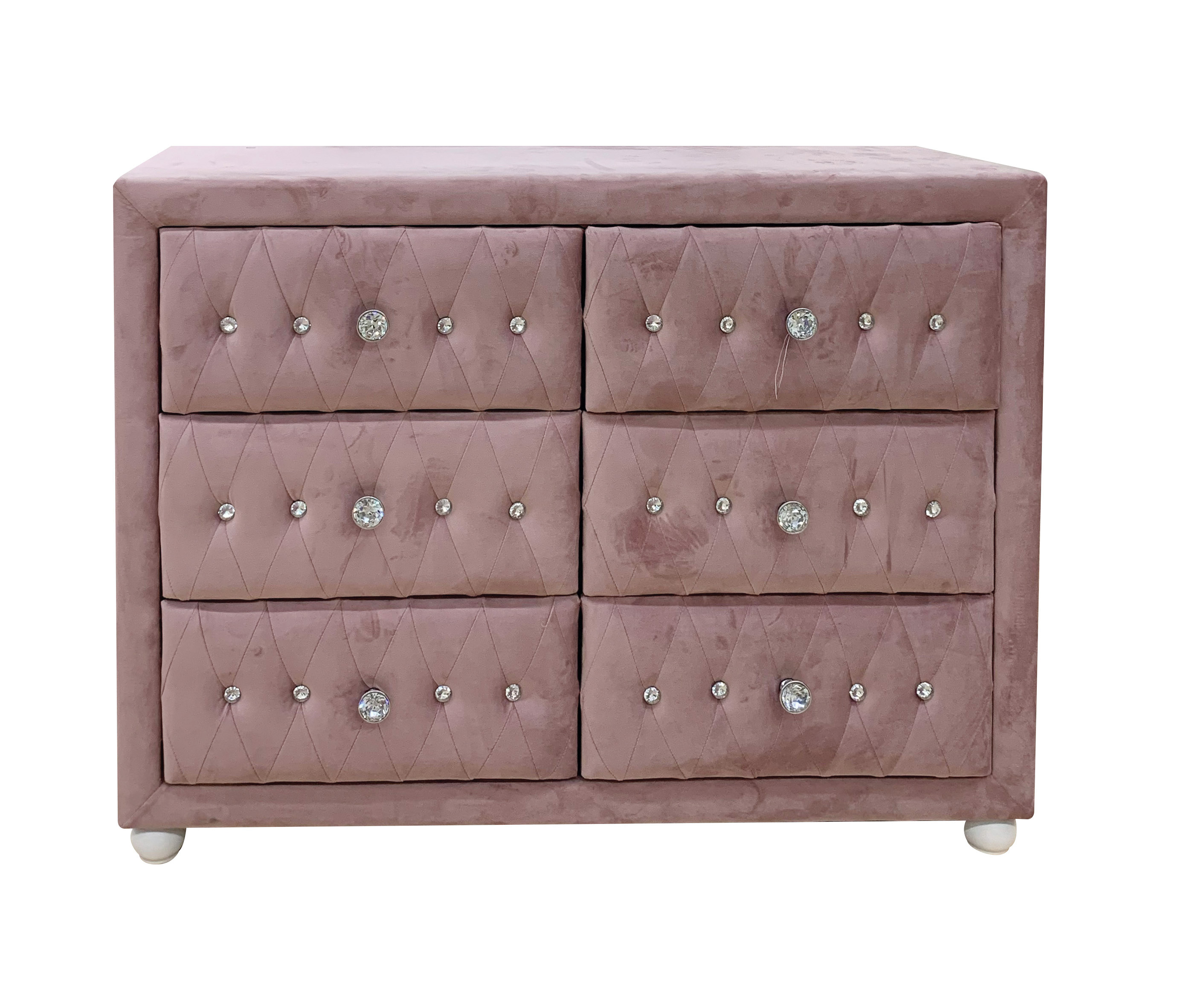 ACME Reggie Dresser, Pink Fabric 30825