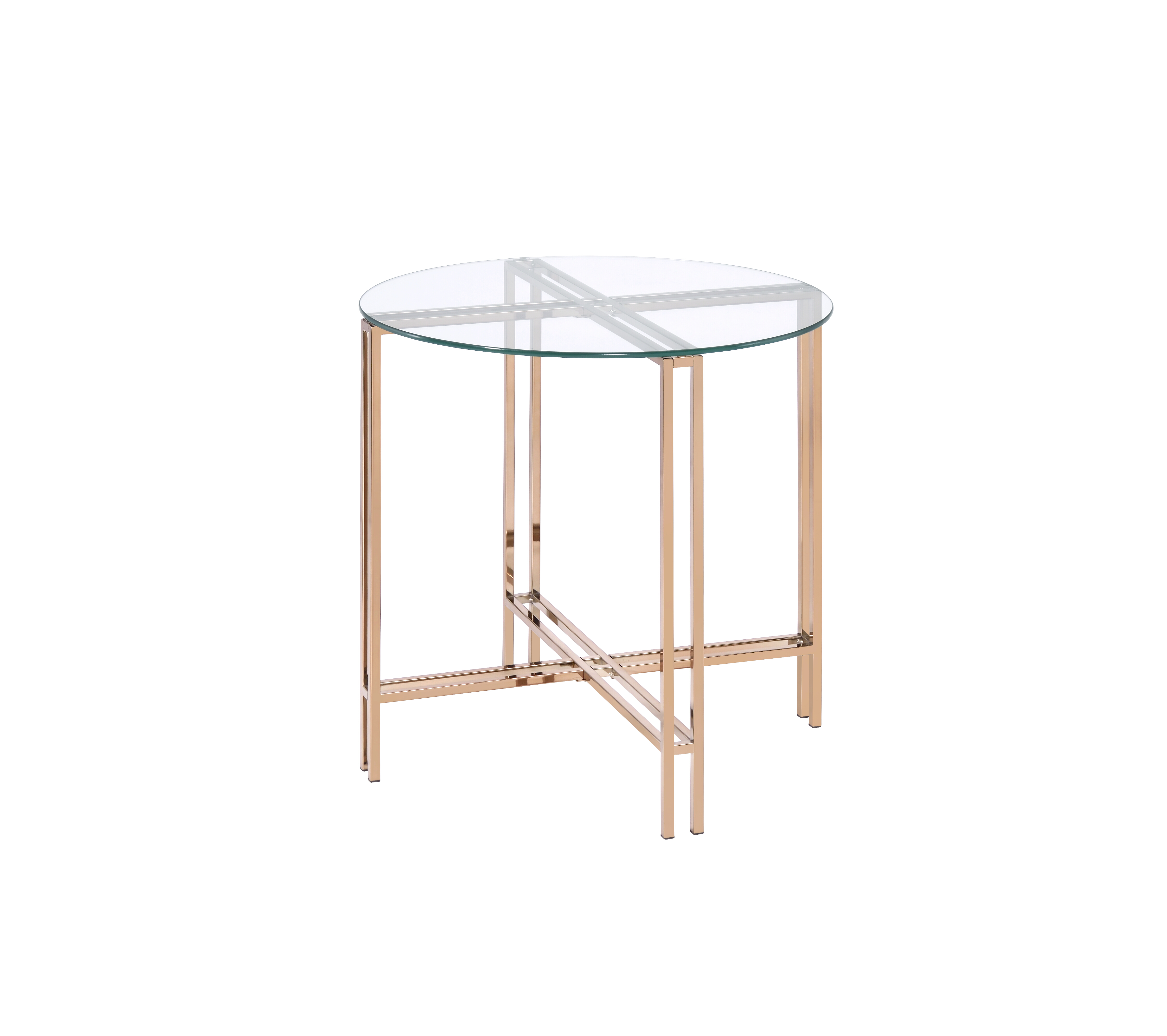 ACME Veises End Table, Champagne 82997