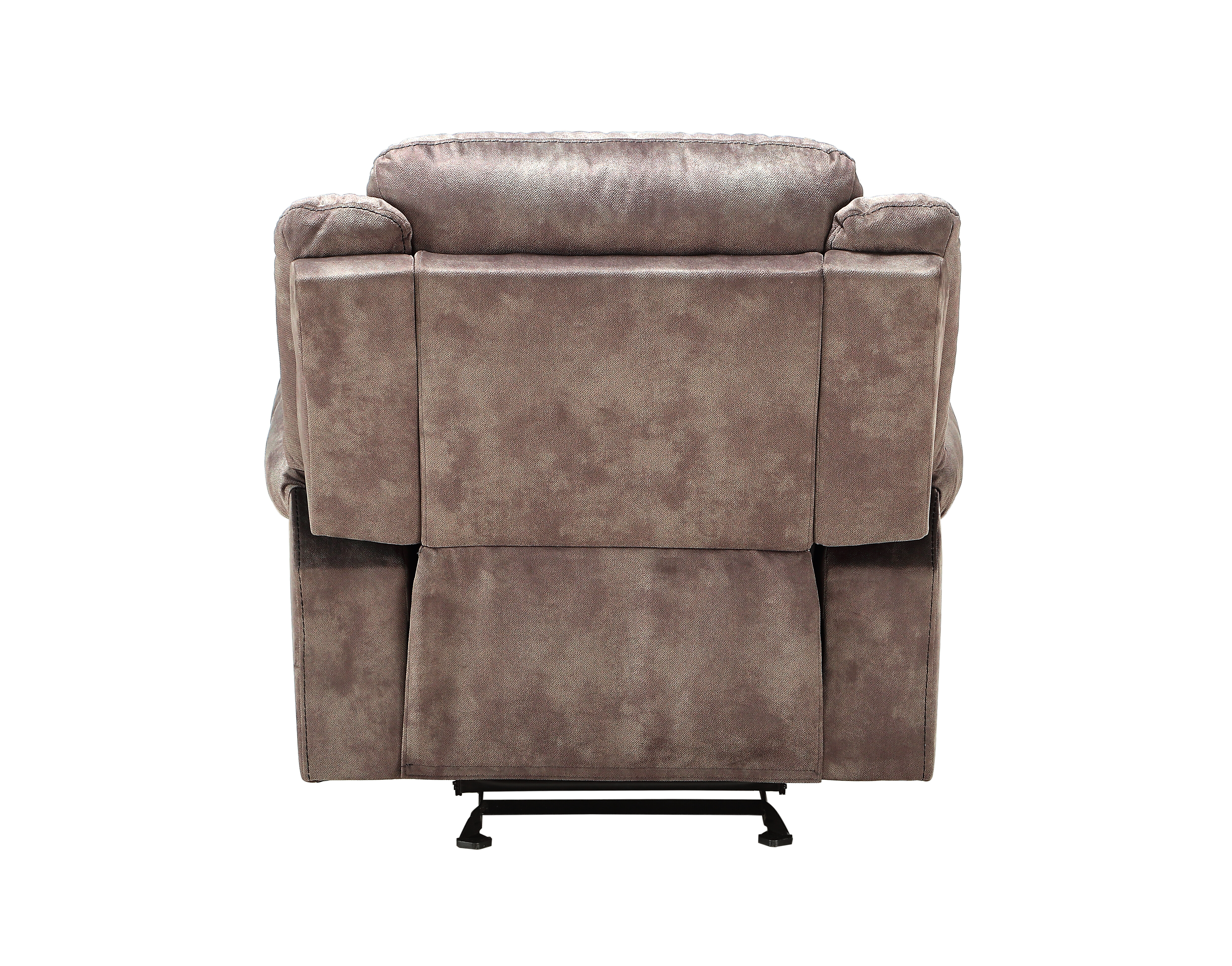 ACME Zubaida Glider Recliner, 2-Tone Chocolate Velvet 55022