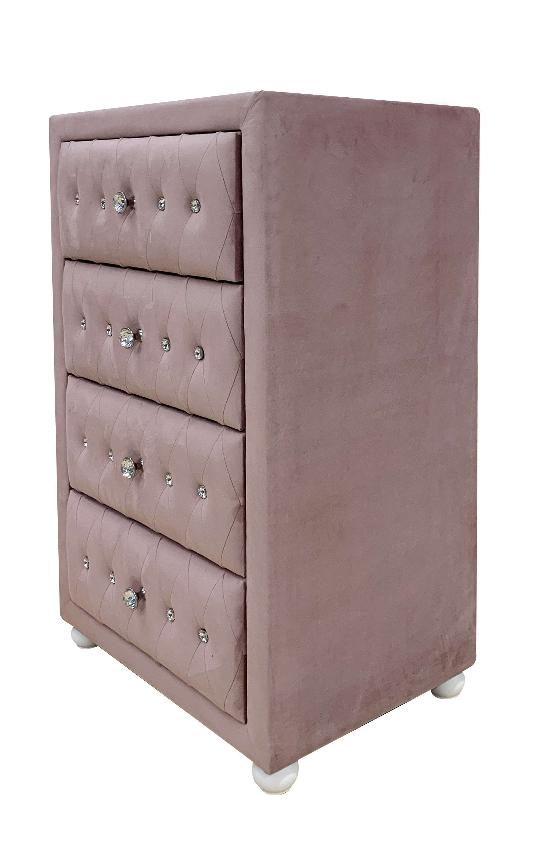 ACME Reggie Chest, Pink Fabric 30826