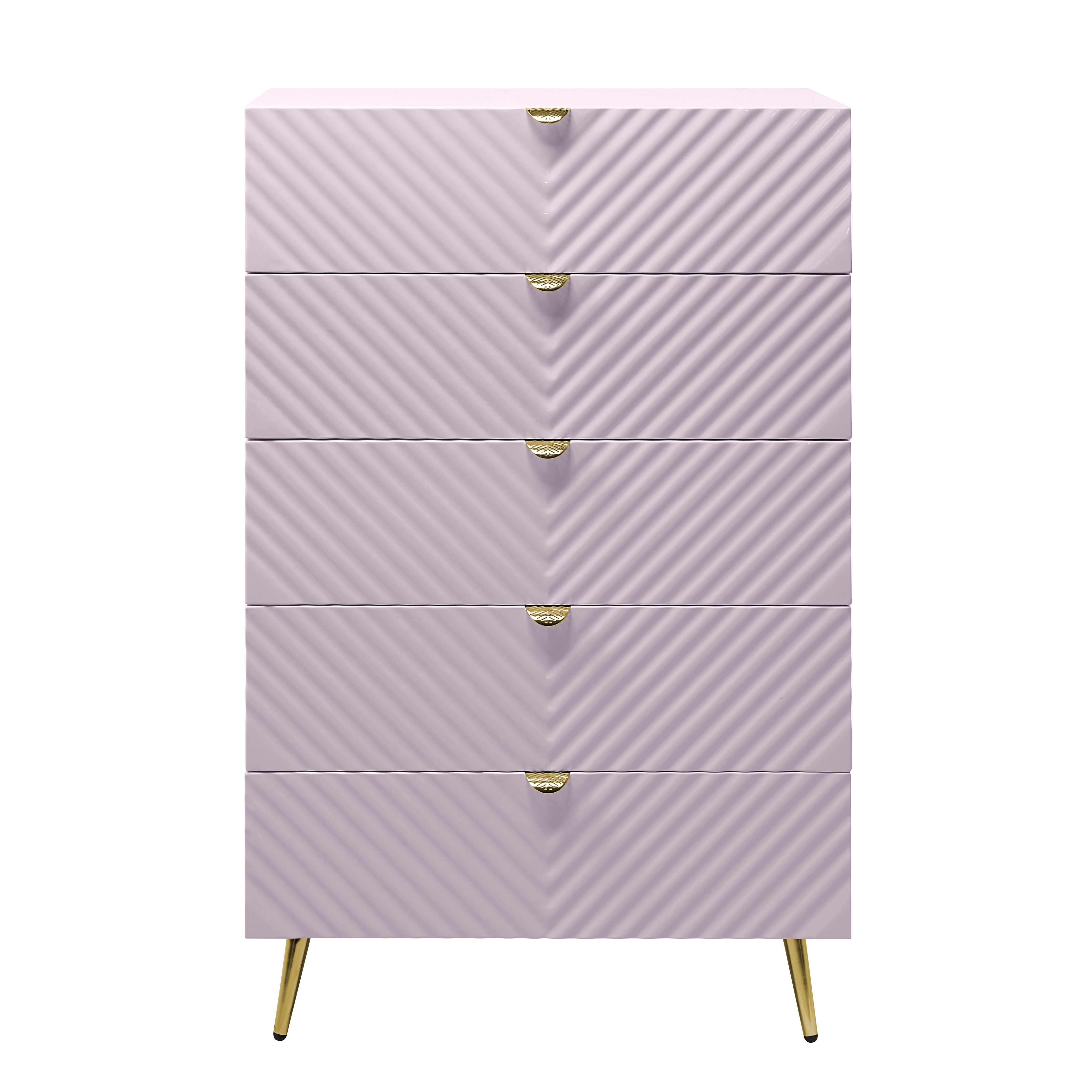 ACME Gaines Chest, Pink High Gloss Finish BD02666