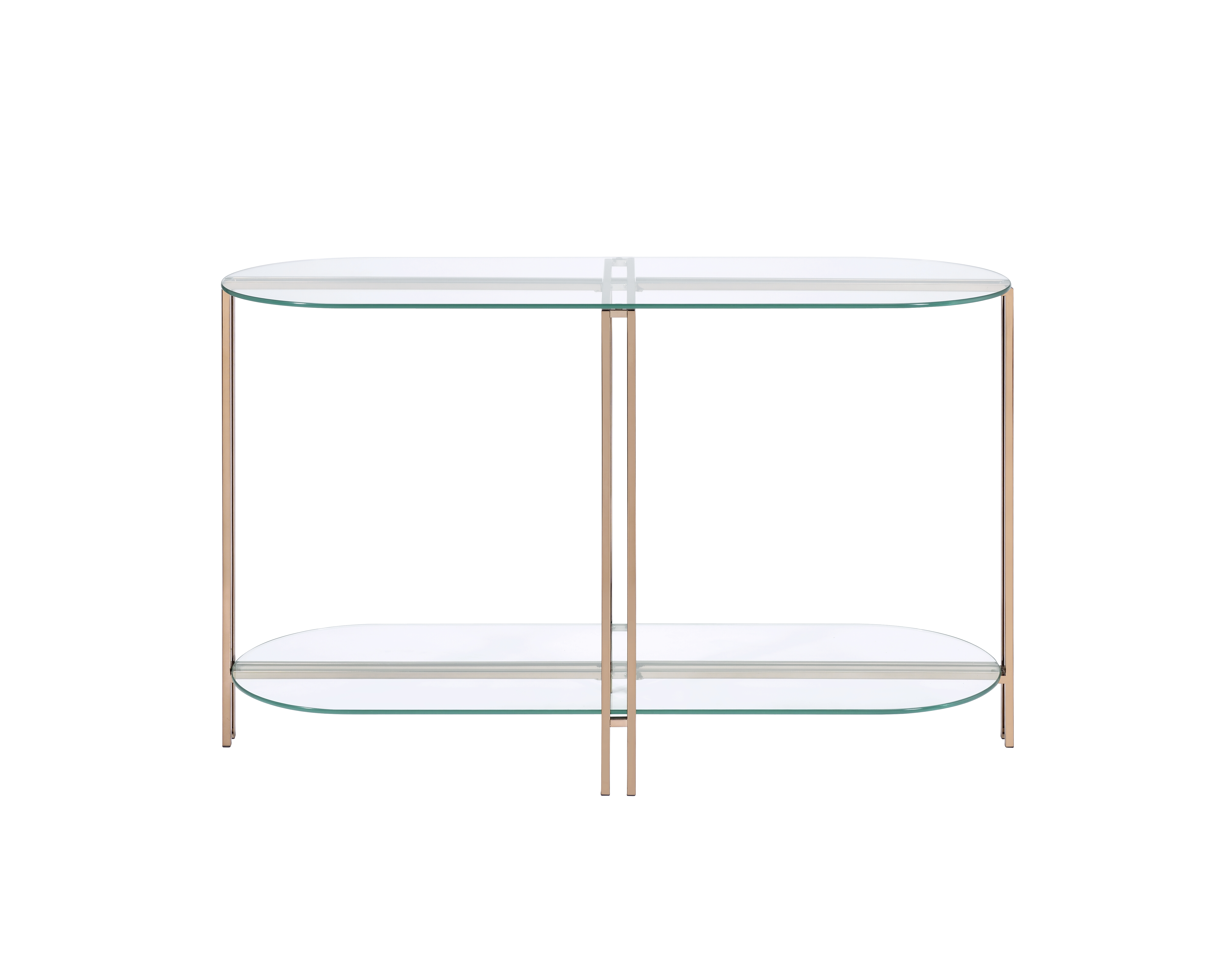 ACME Veises Sofa Table, Champagne 82999