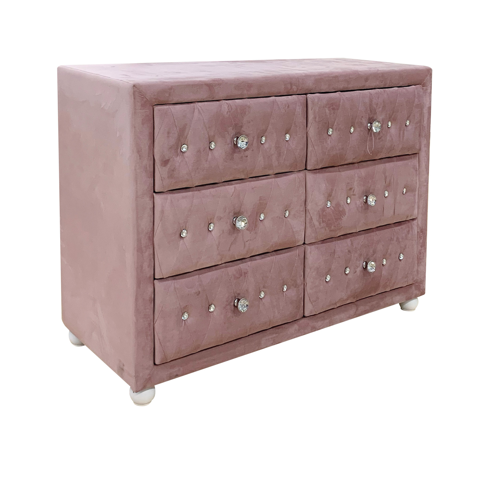 ACME Reggie Dresser, Pink Fabric 30825