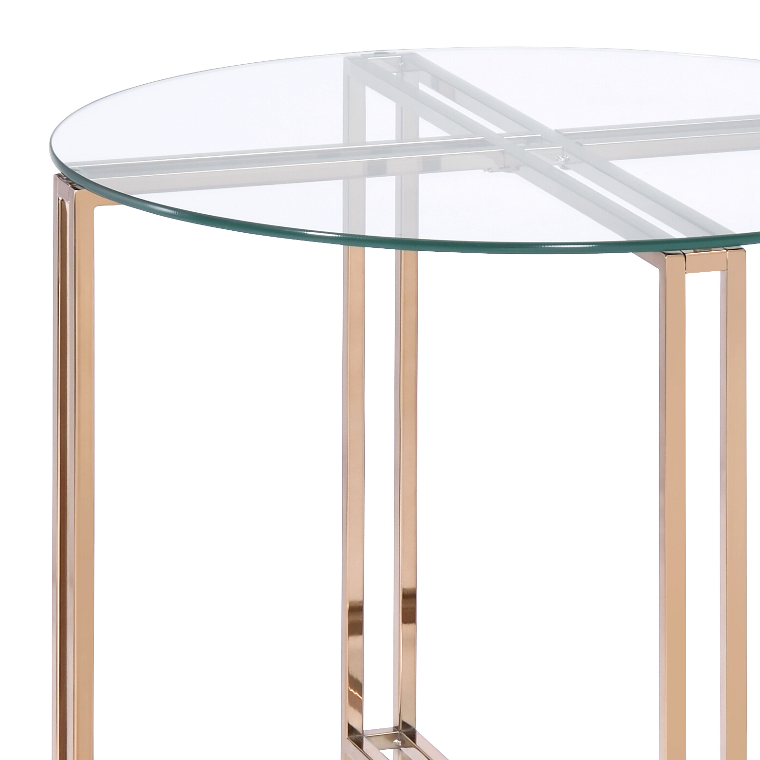 ACME Veises End Table, Champagne 82997