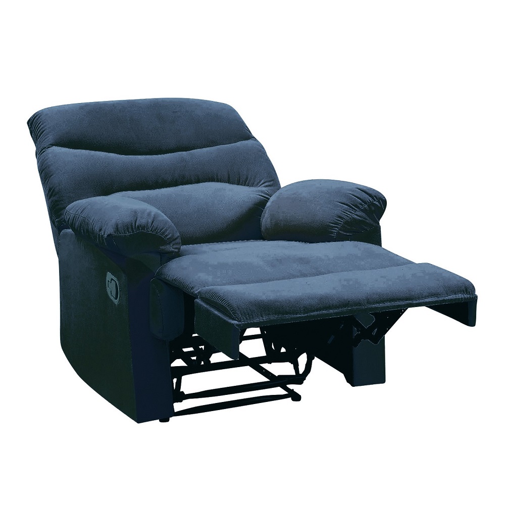 ACME Arcadia Recliner (Motion) in Blue Woven Fabric 00700