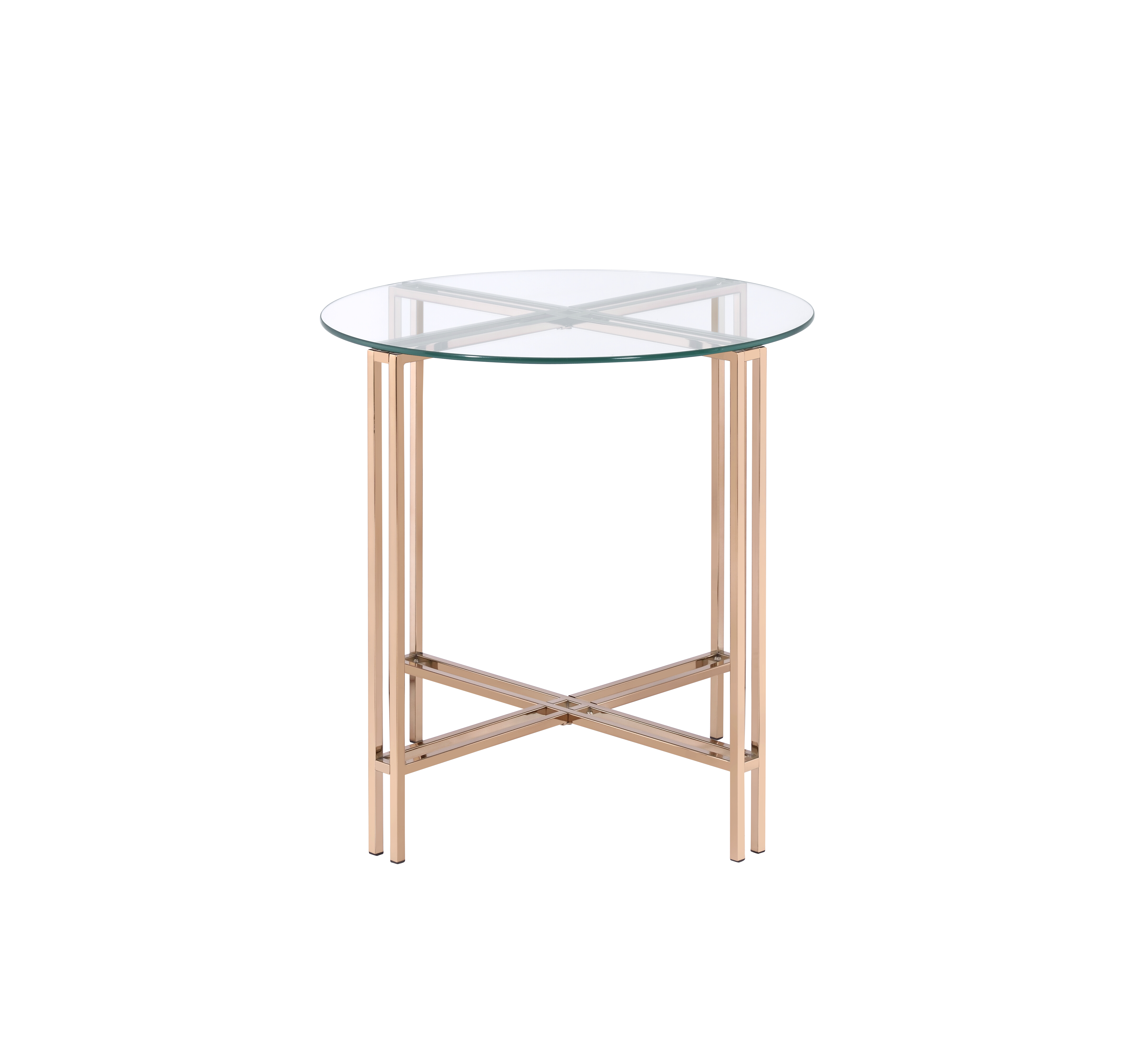 ACME Veises End Table, Champagne 82997